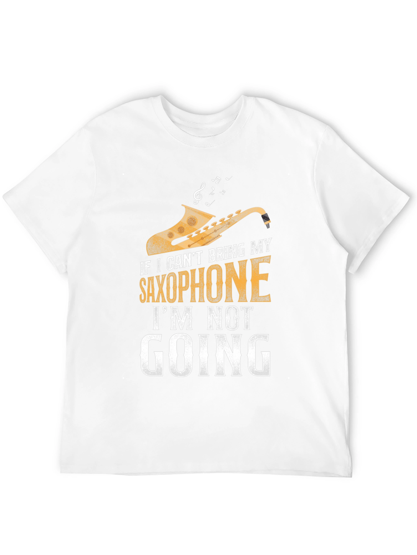 Black Saxophone Lover T-Shirt - If I Can't Bring My Saxophone view 12