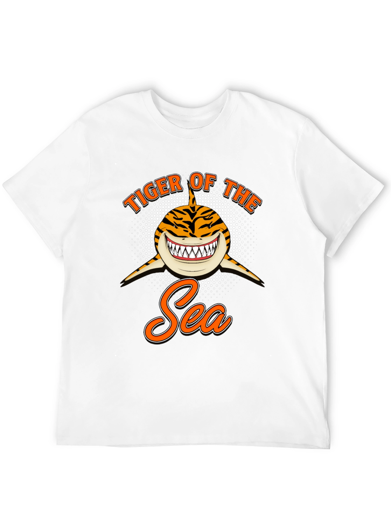 Black Tiger Shark T-Shirt - Tiger of the Sea Graphic Tee view 12