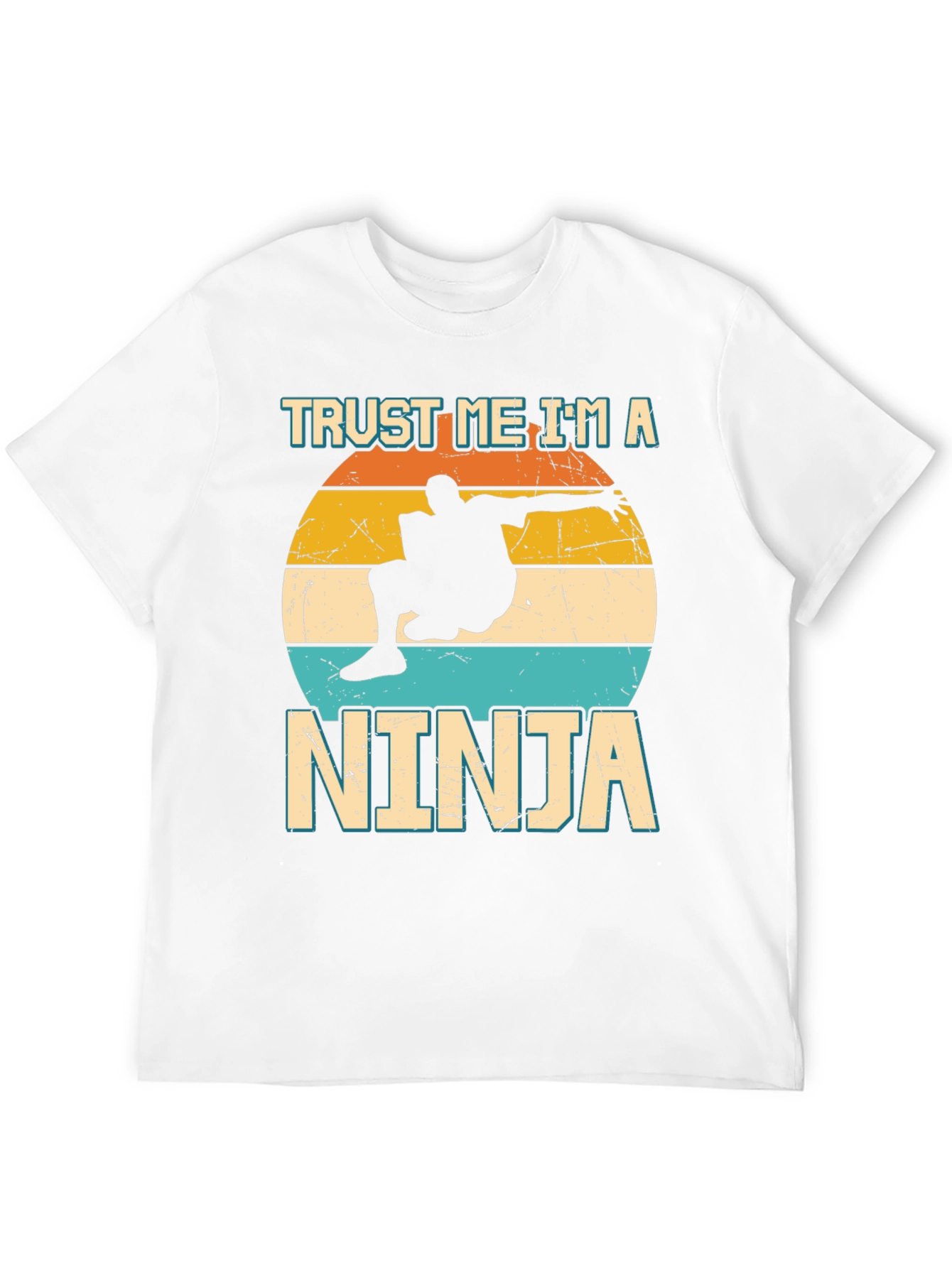 Black Trust Me I'm a Ninja T-Shirt Funny Novelty Tee view 12