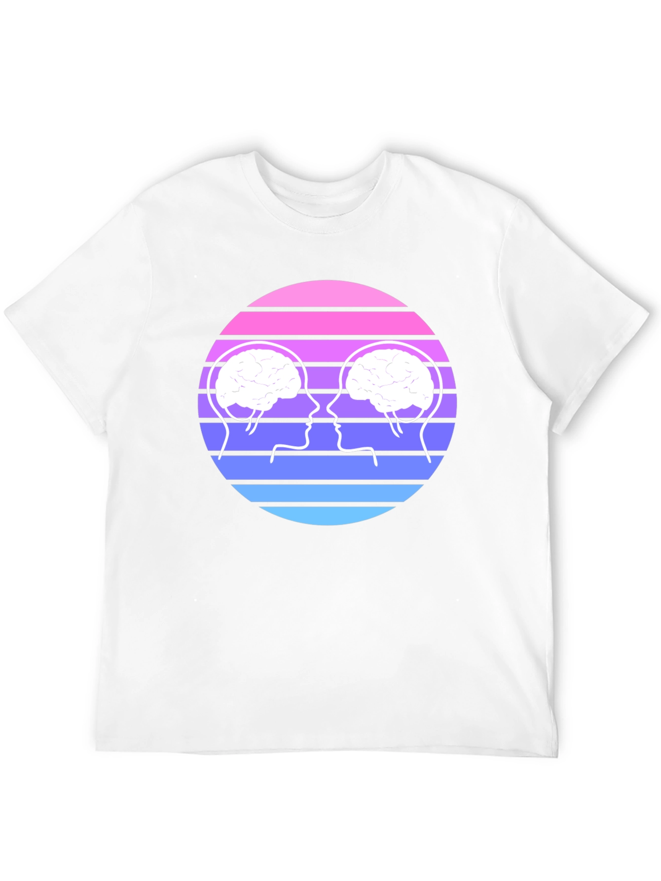 Black Brain Connection Graphic Tee - Unisex Cotton T-Shirt view 12