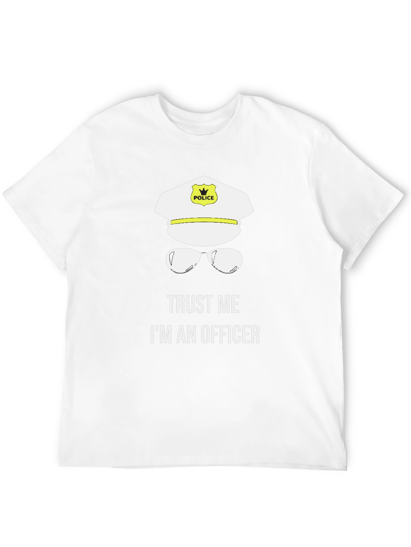 Black Trust Me I'm An Officer T-Shirt Funny Police Tee view 12