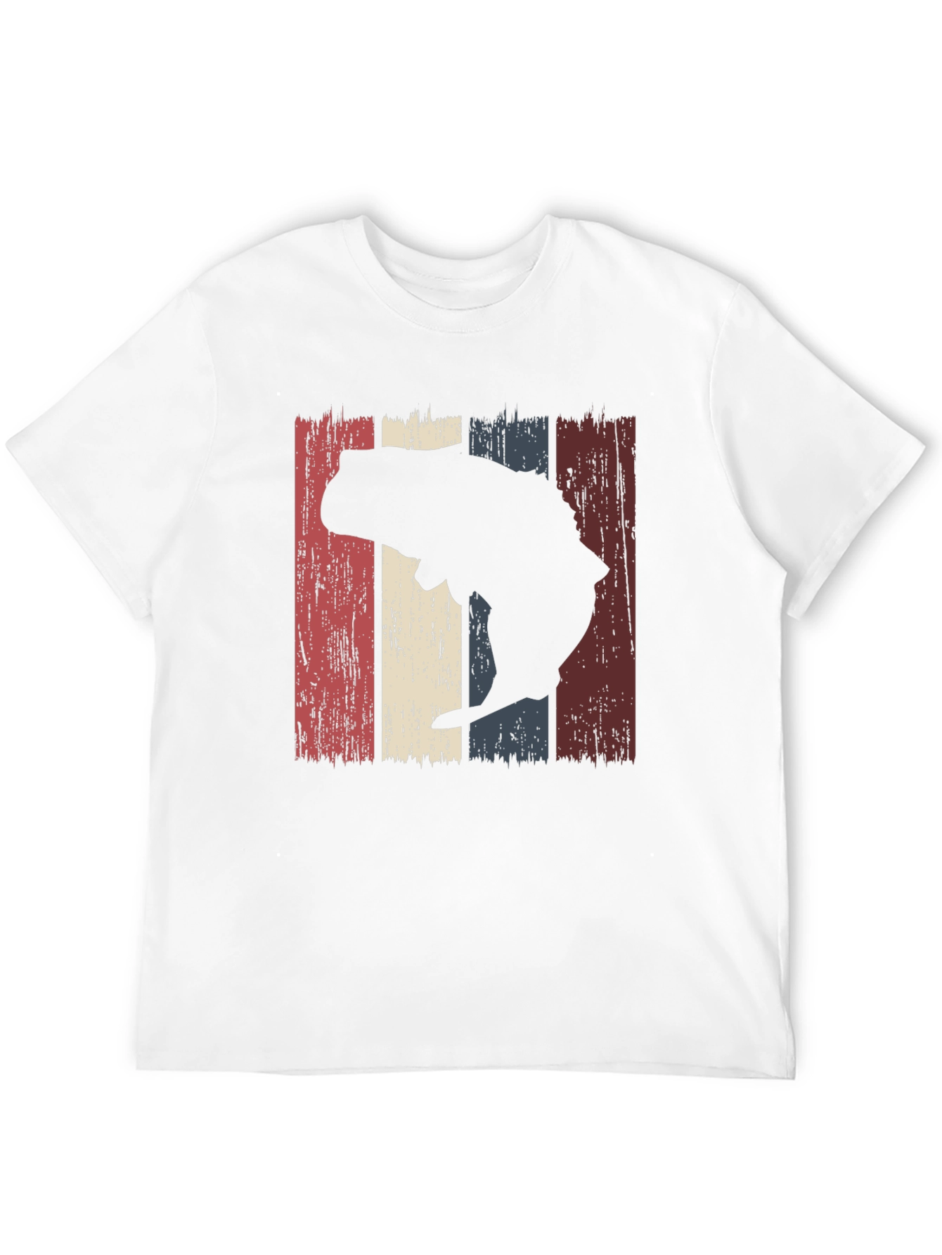 Black Retro Bass Fishing T-Shirt - Vintage Angler Style view 12