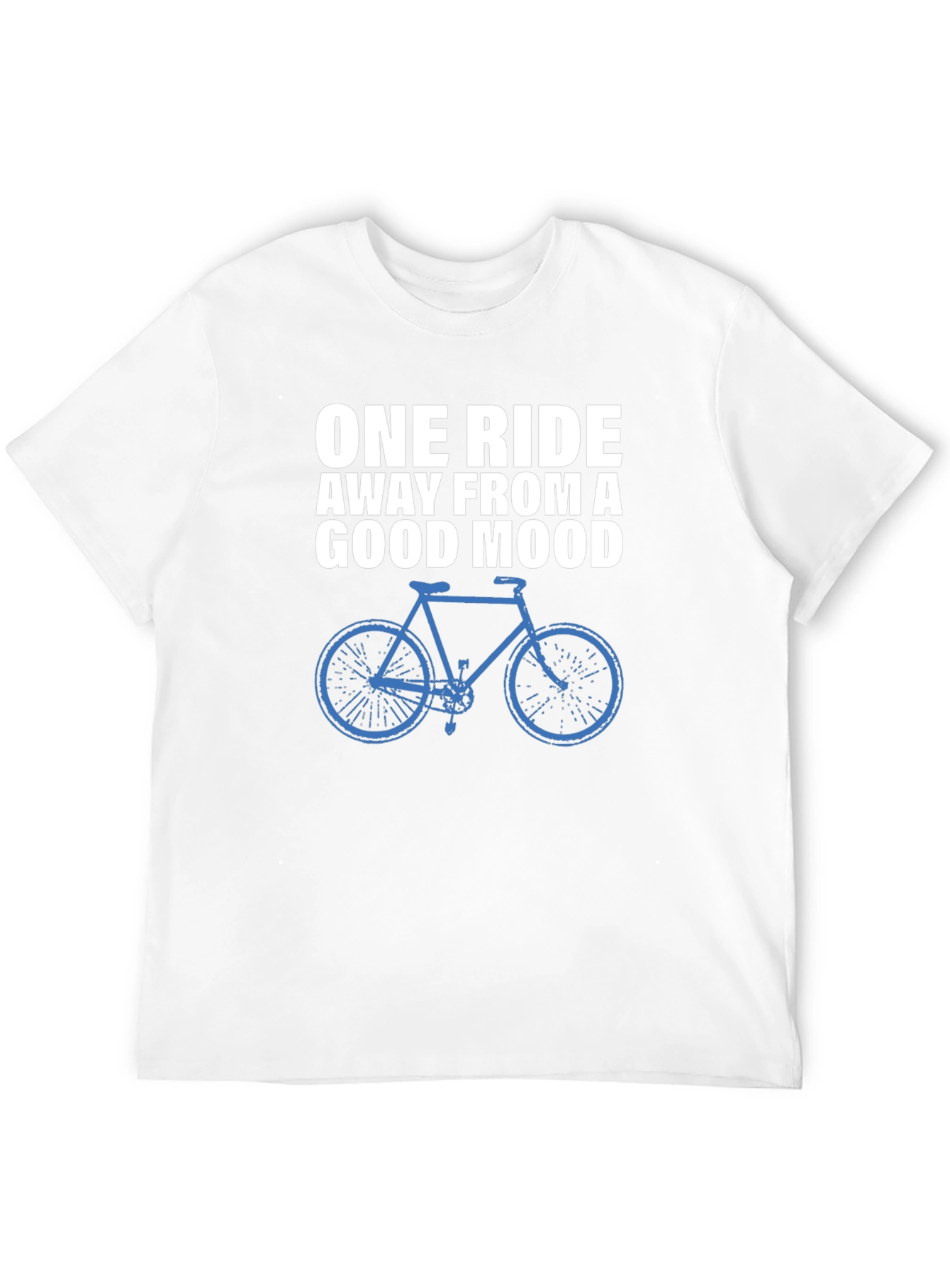 Black Cycling Mood T-Shirt: One Ride Away view 12