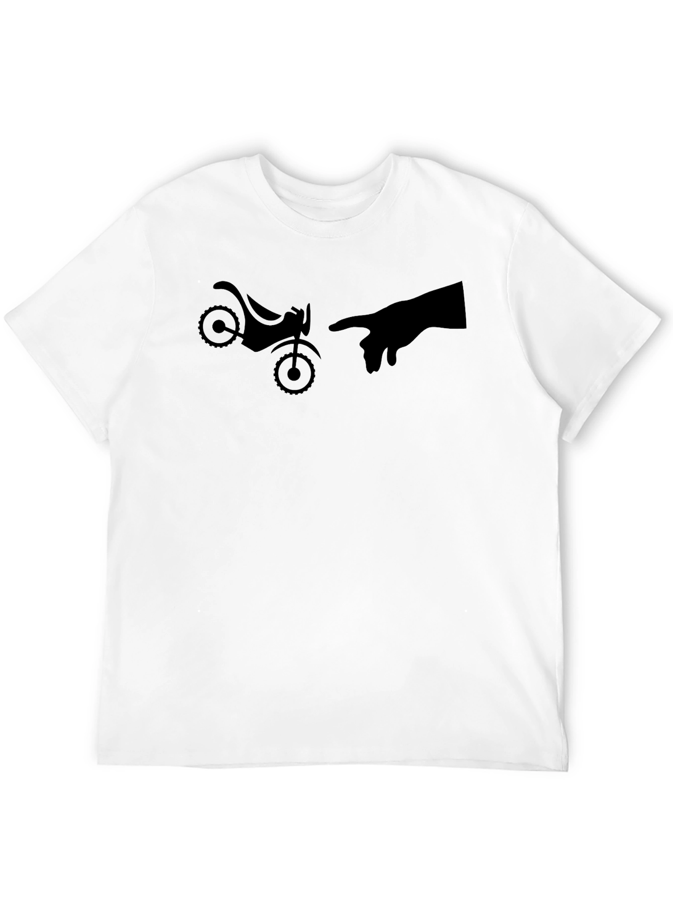 Black Motorcycle Creation T-Shirt - Ride On! view 12