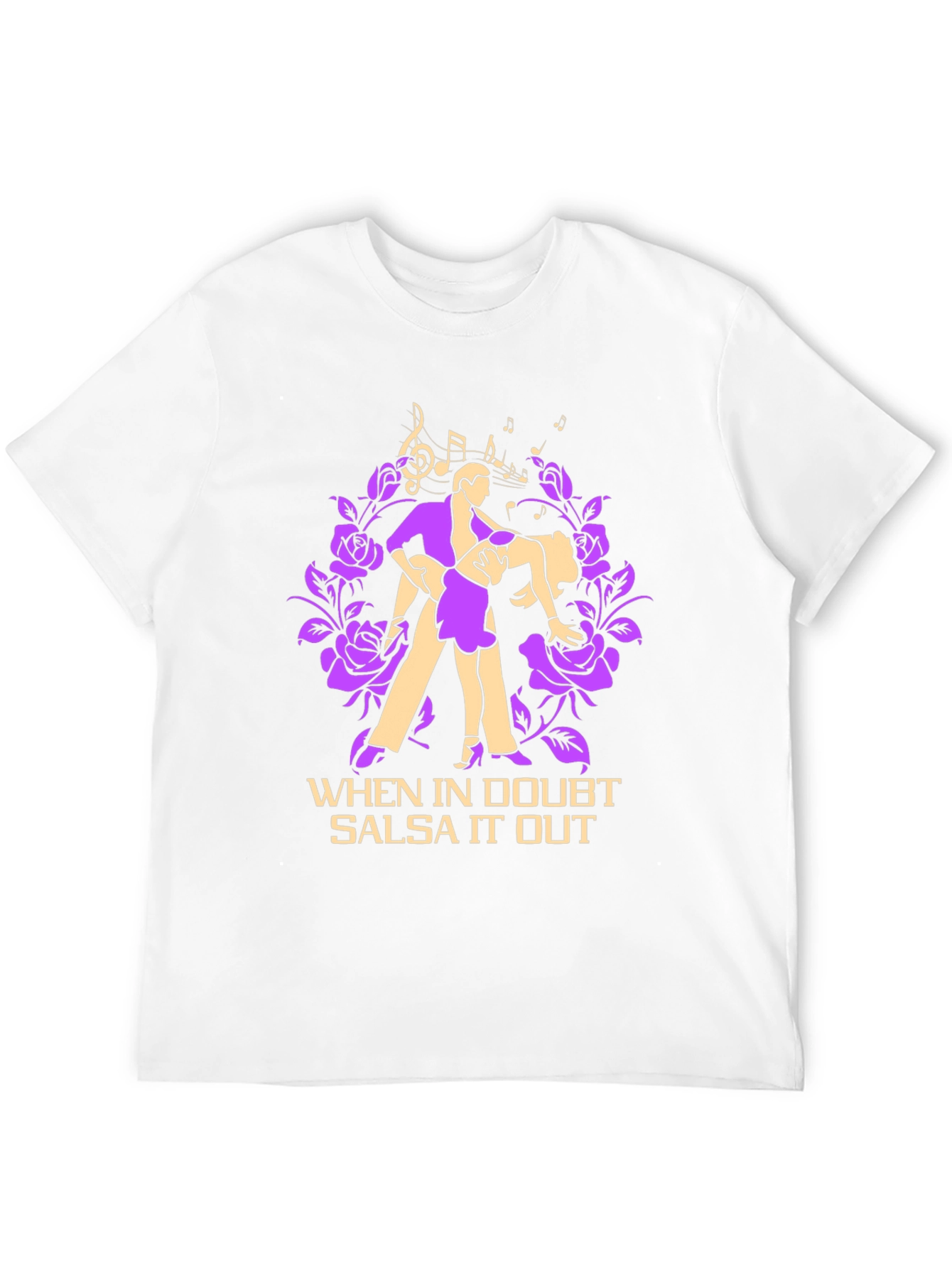 Black Salsa Dance Graphic Tee - When in Doubt, Salsa it Out! view 12