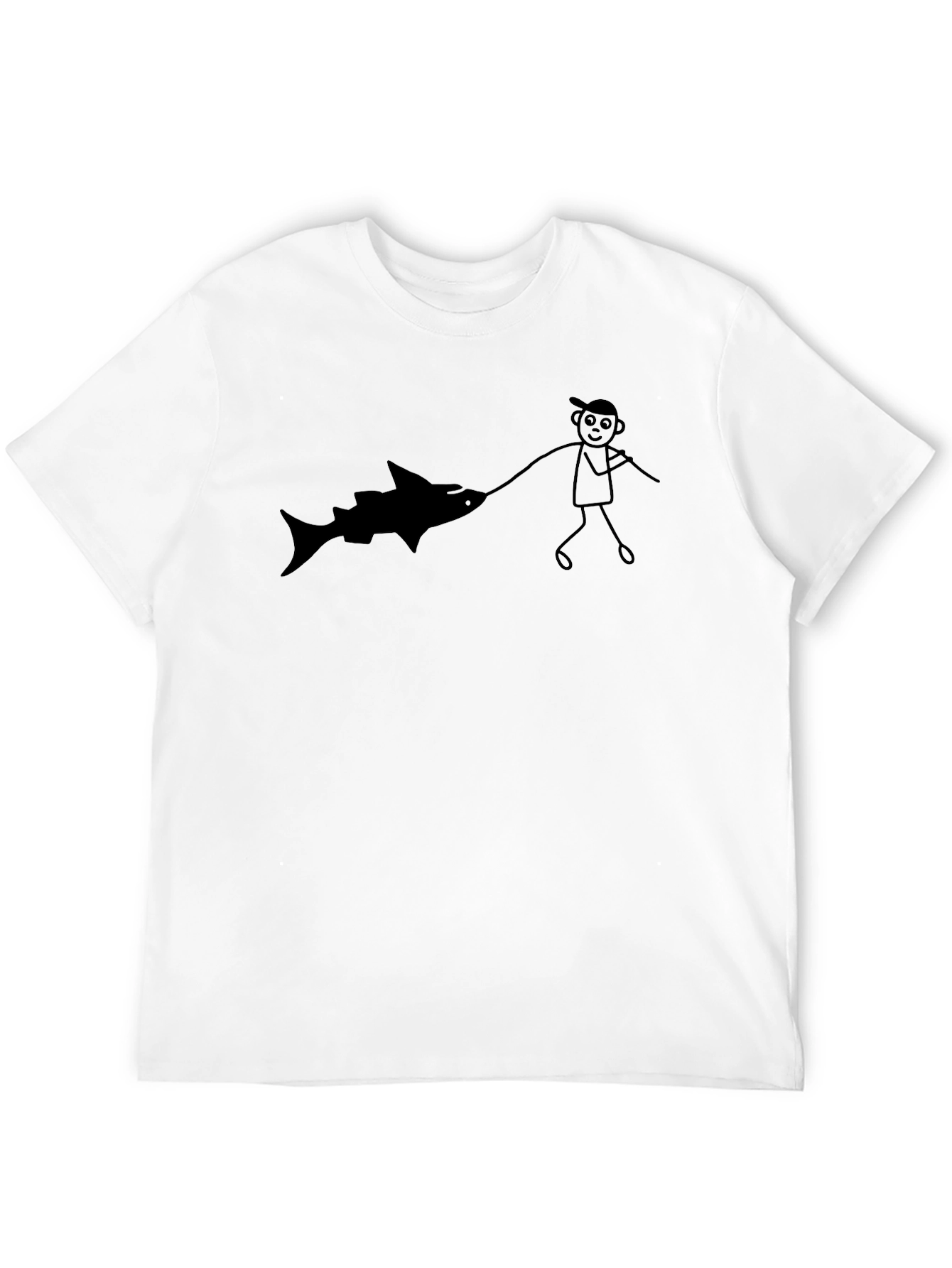 Black Shark Walker Novelty Graphic Tee - Mens view 12