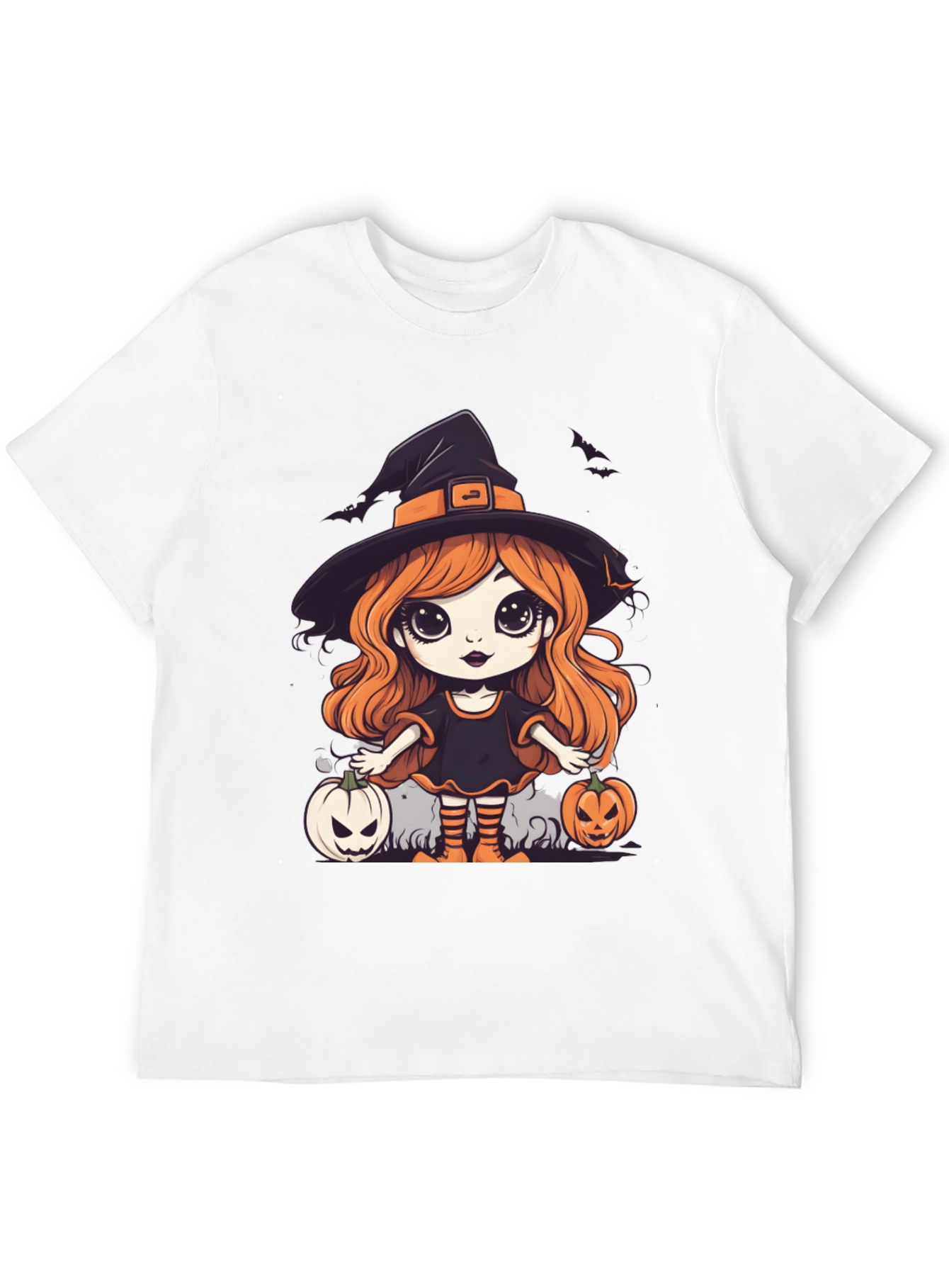 Black Halloween Witch T-Shirt view 12