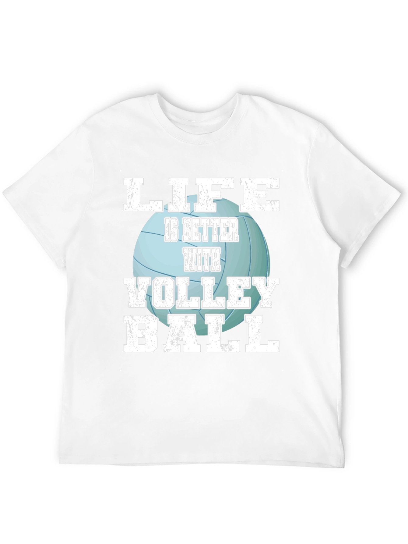 Black Volleyball Life T-Shirt - Sports Fan Tee view 12