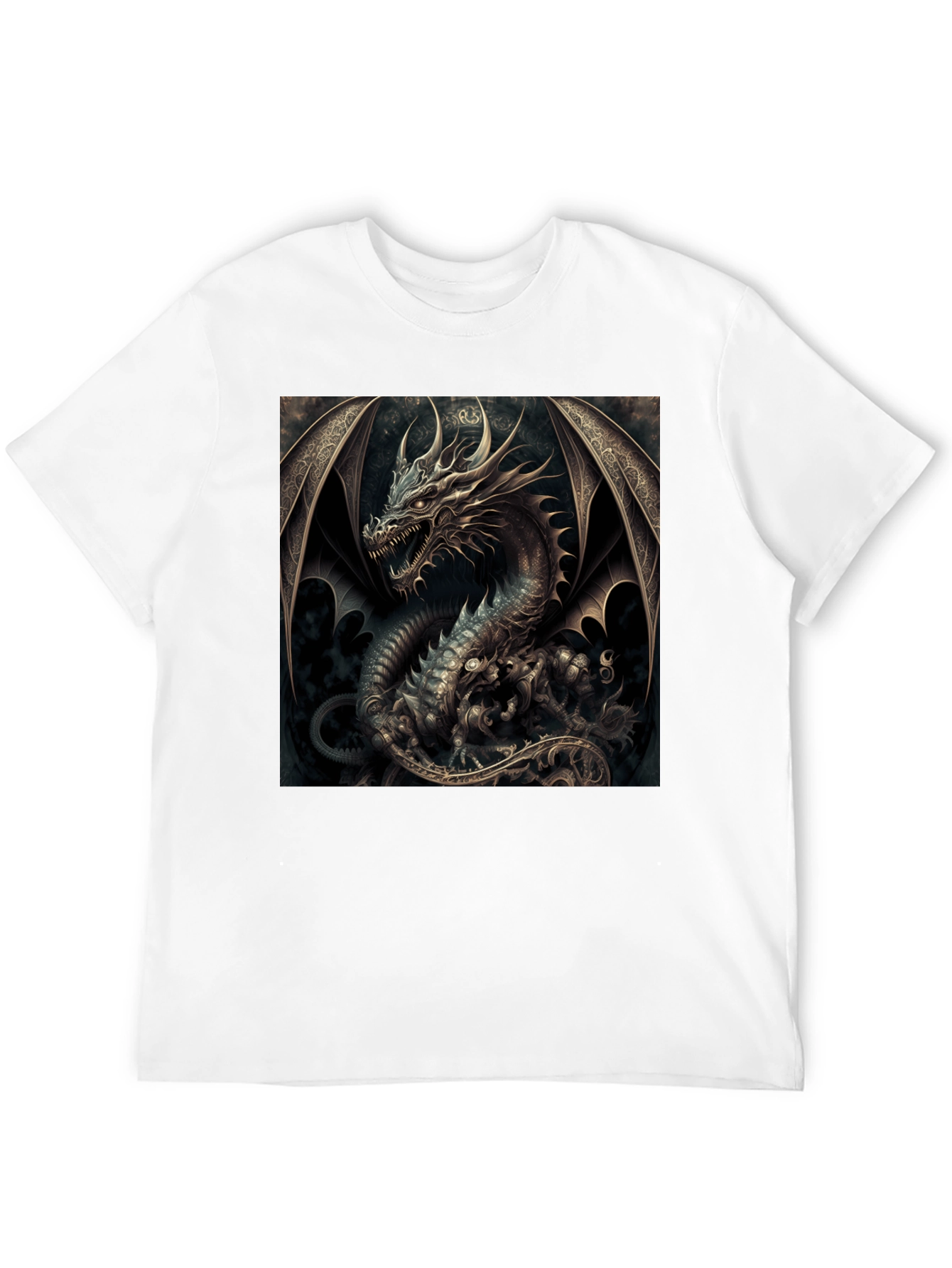 Black Dragon Graphic Black T-Shirt view 12