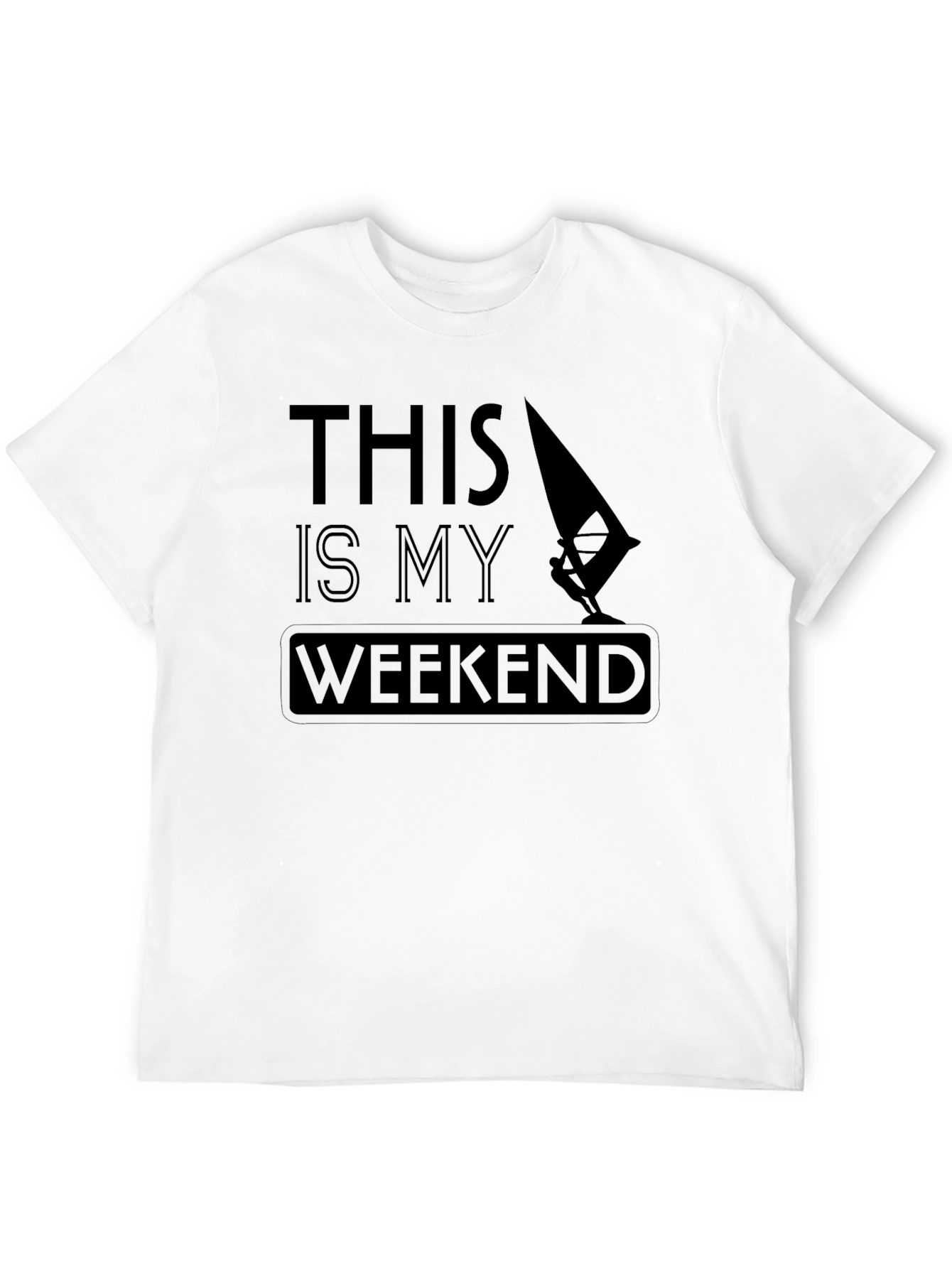 Black Weekend Windsurfer T-Shirt - Black view 12