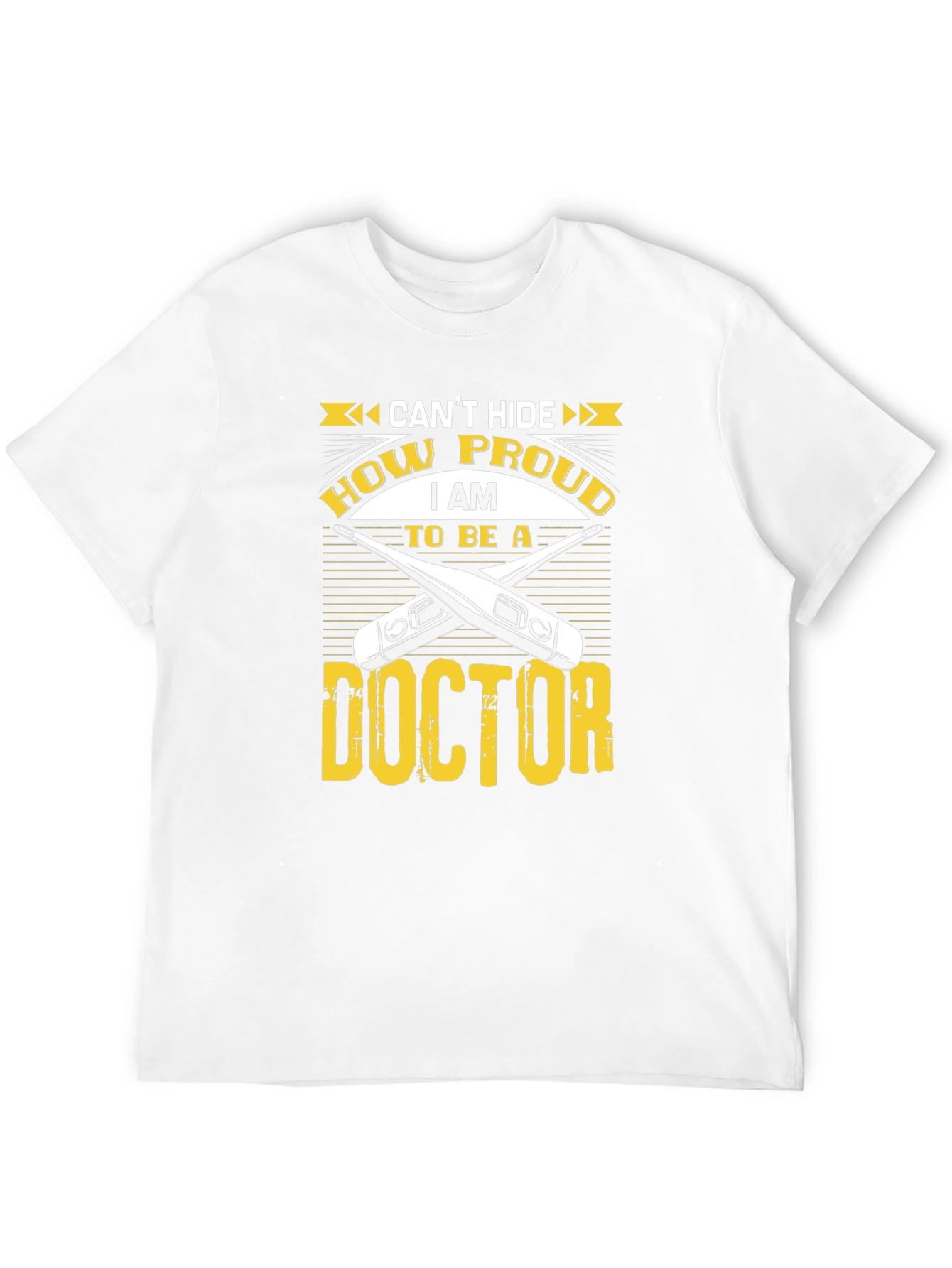 Black Proud Doctor Graphic Tee - Black Cotton T-Shirt view 12
