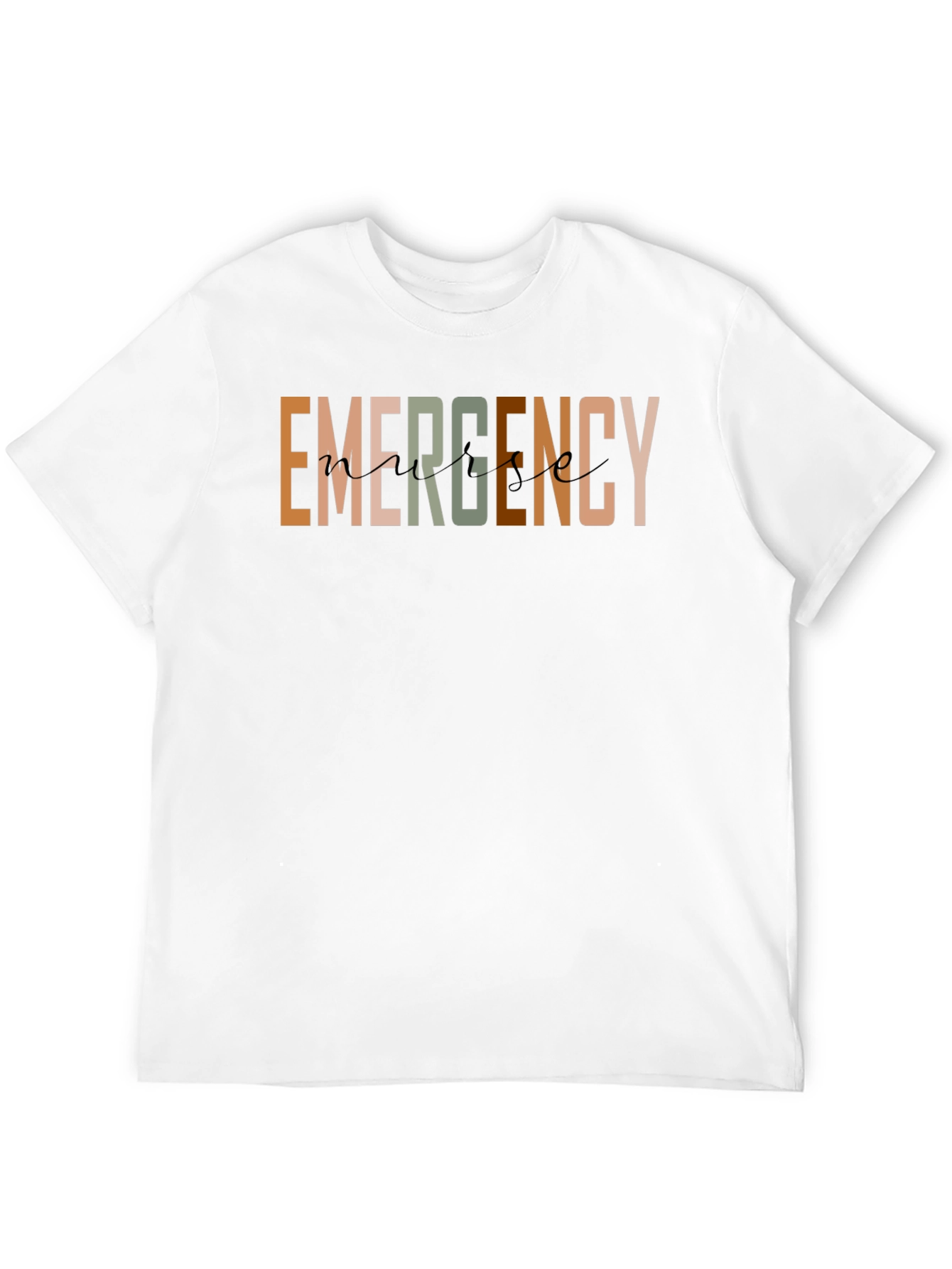 Black Emergency Nurse Graphic T-Shirt view 12