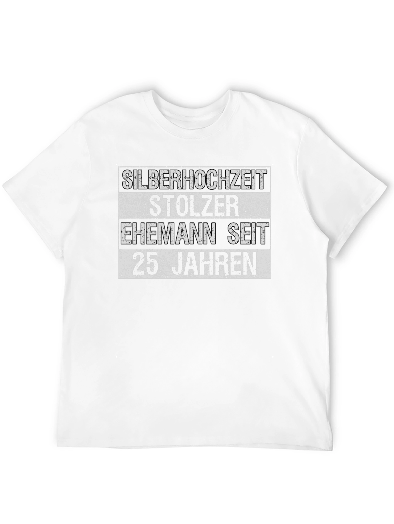 Black 25th Anniversary Husband T-Shirt view 12