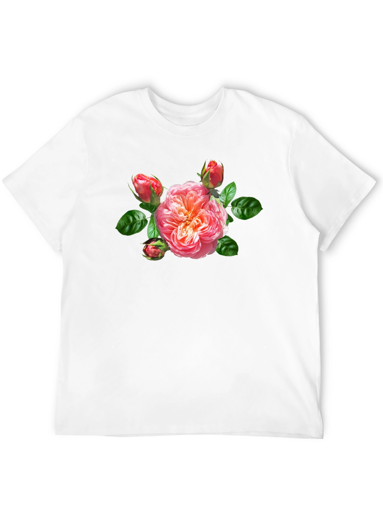 Black Floral Graphic Black T-Shirt view 12