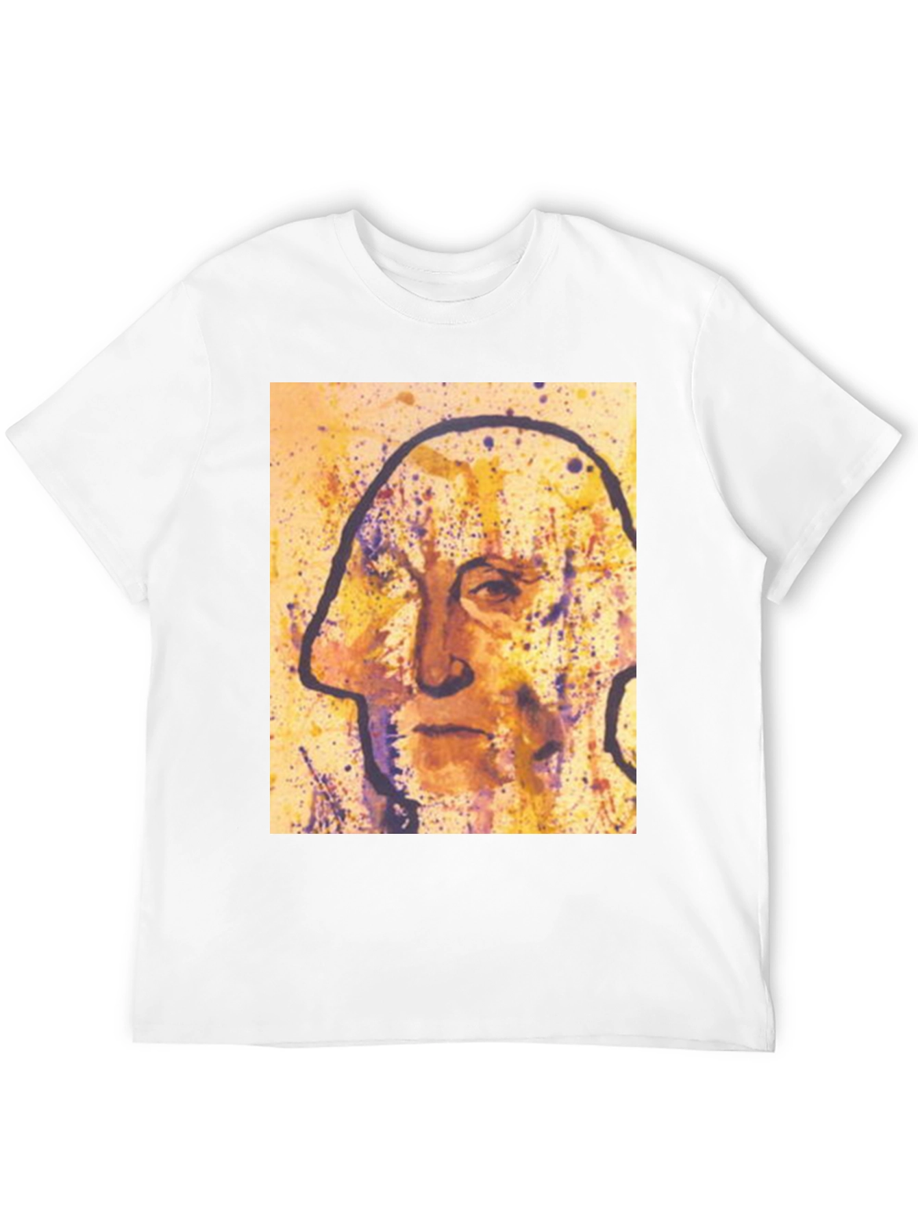 Black Abstract Washington T-Shirt view 12