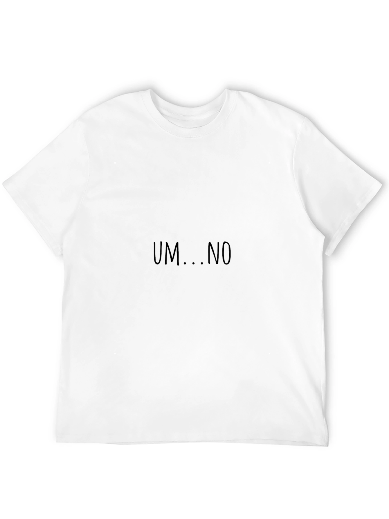Black Um...No Sarcastic Graphic Tee - Black view 12