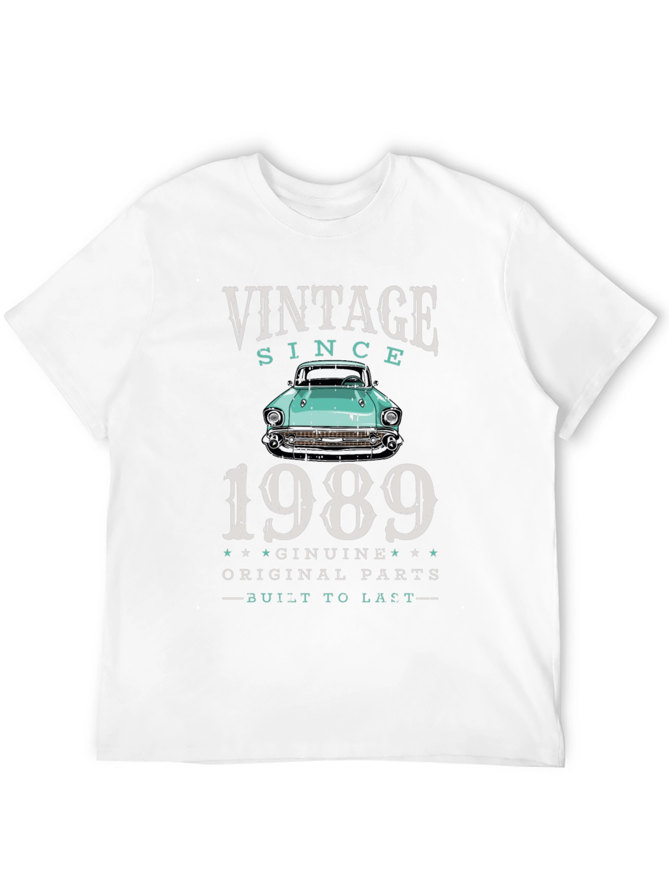 Black Vintage Since 1989 Car T-Shirt view 12