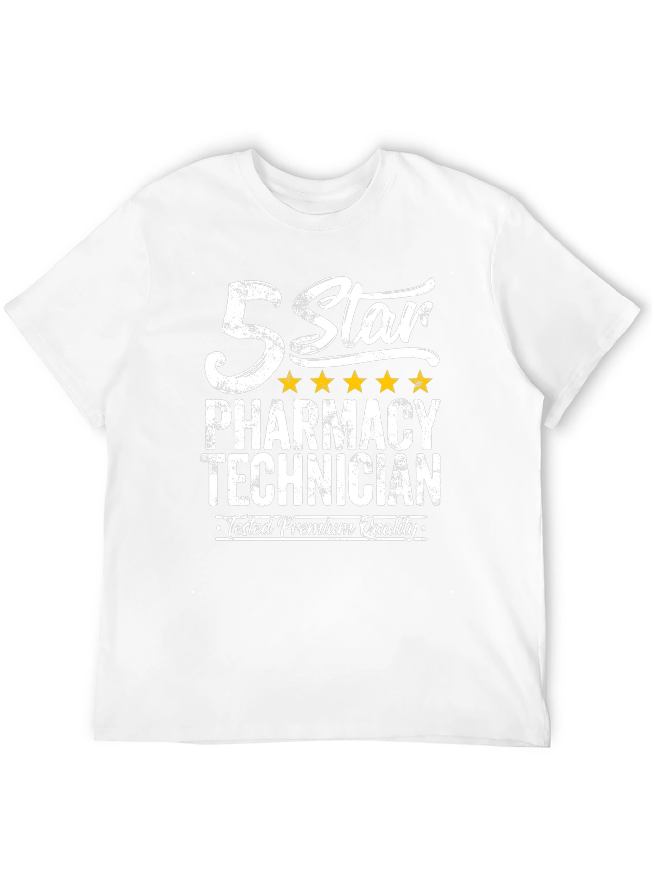 Black 5 Star Pharmacy Technician T-Shirt Premium Quality view 12