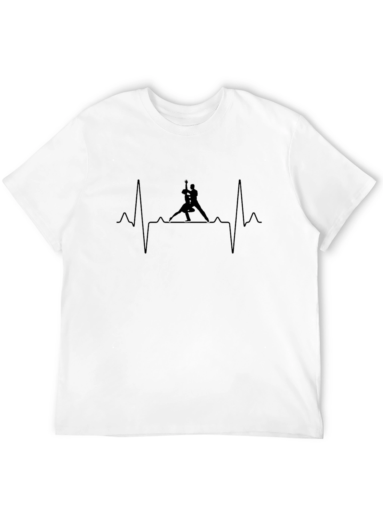 Black Dance Rhythm T-Shirt - Black Graphic Tee view 12