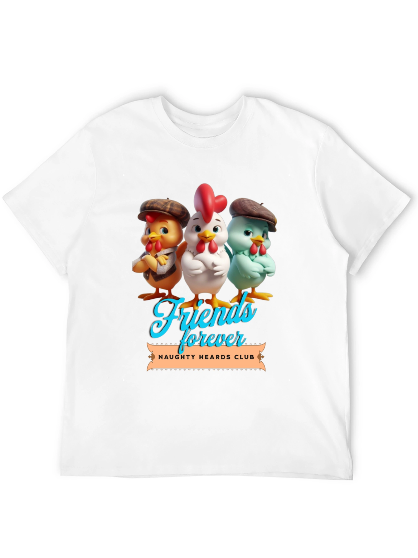 Black Friends Forever Novelty T-Shirt view 12