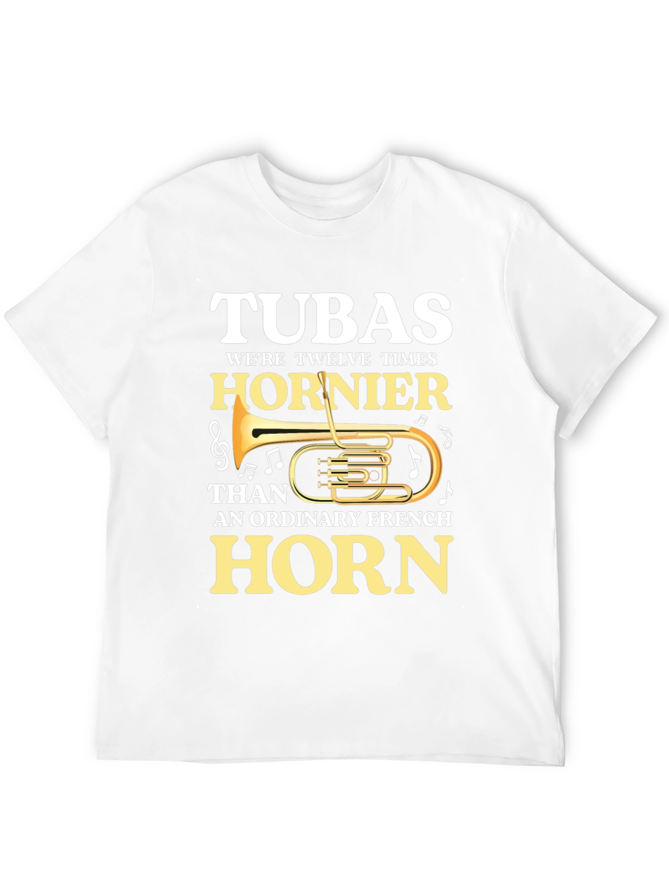 Black Tuba Horny T-Shirt - Band Geeks Tee view 12