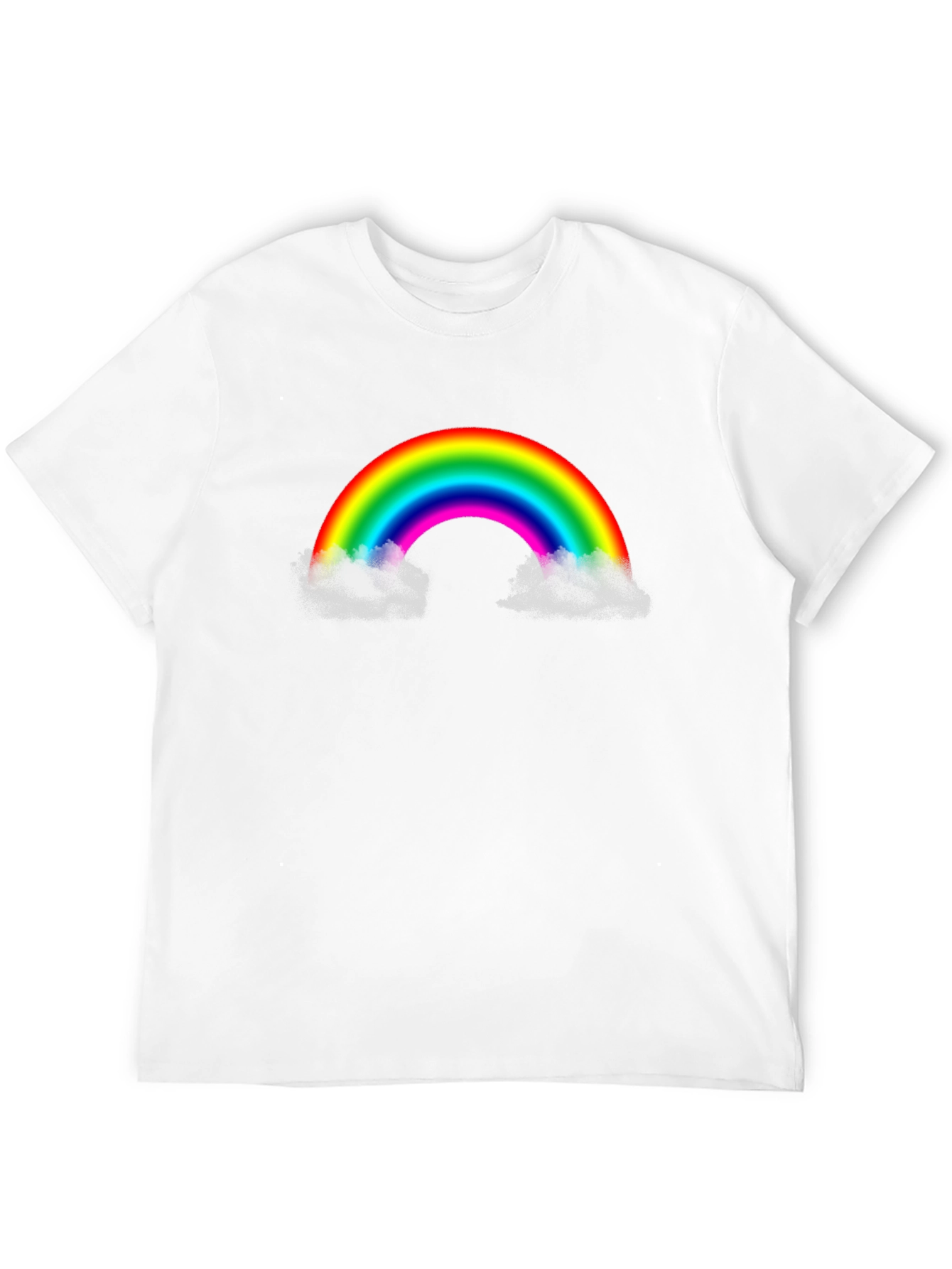 Black Rainbow Cloud Graphic T-Shirt view 12