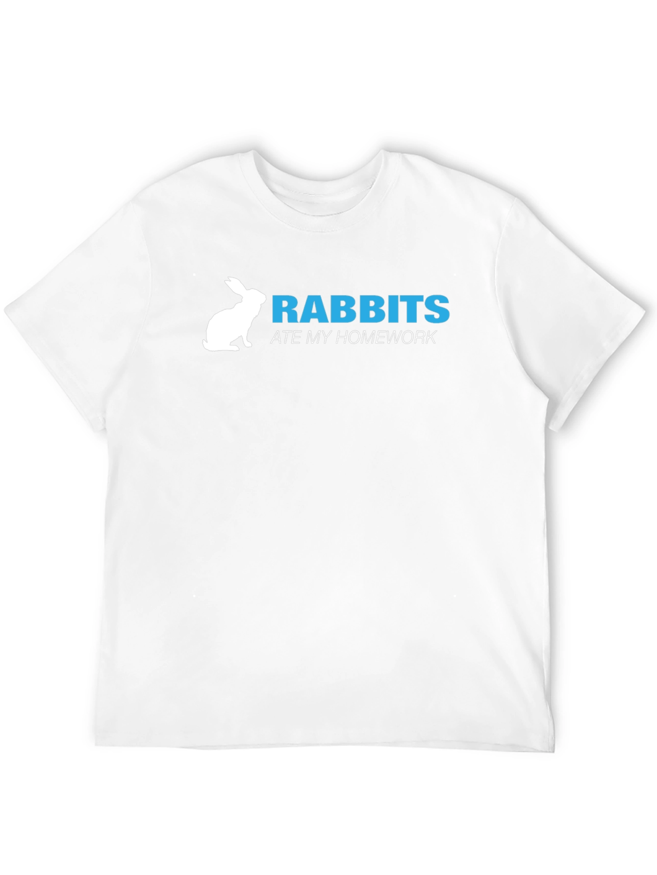 Black Rabbit Ate My Homework T-Shirt - Funny & Unique Tee view 12