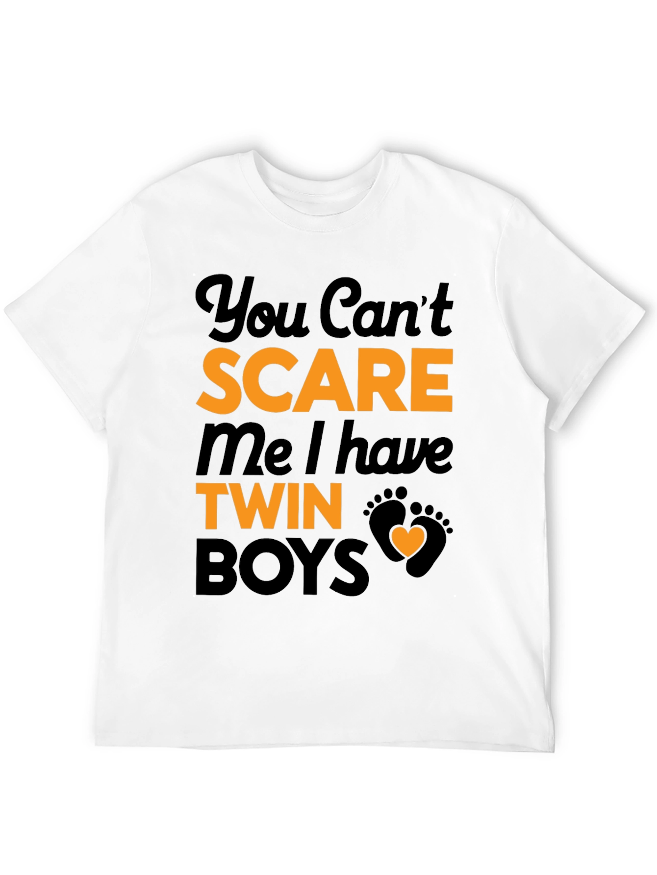 Black Twin Boys T-Shirt - You Can't Scare Me! view 12
