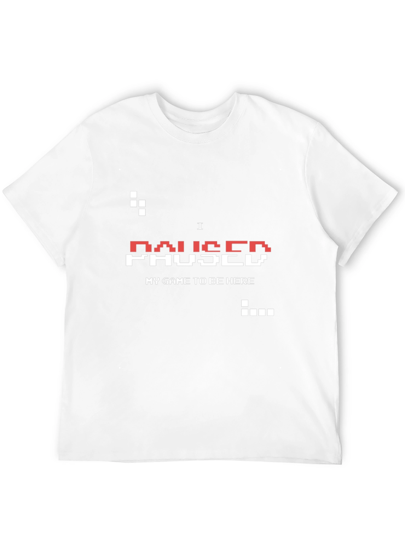 Black I Paused My Game T-Shirt - Gamer Apparel view 12