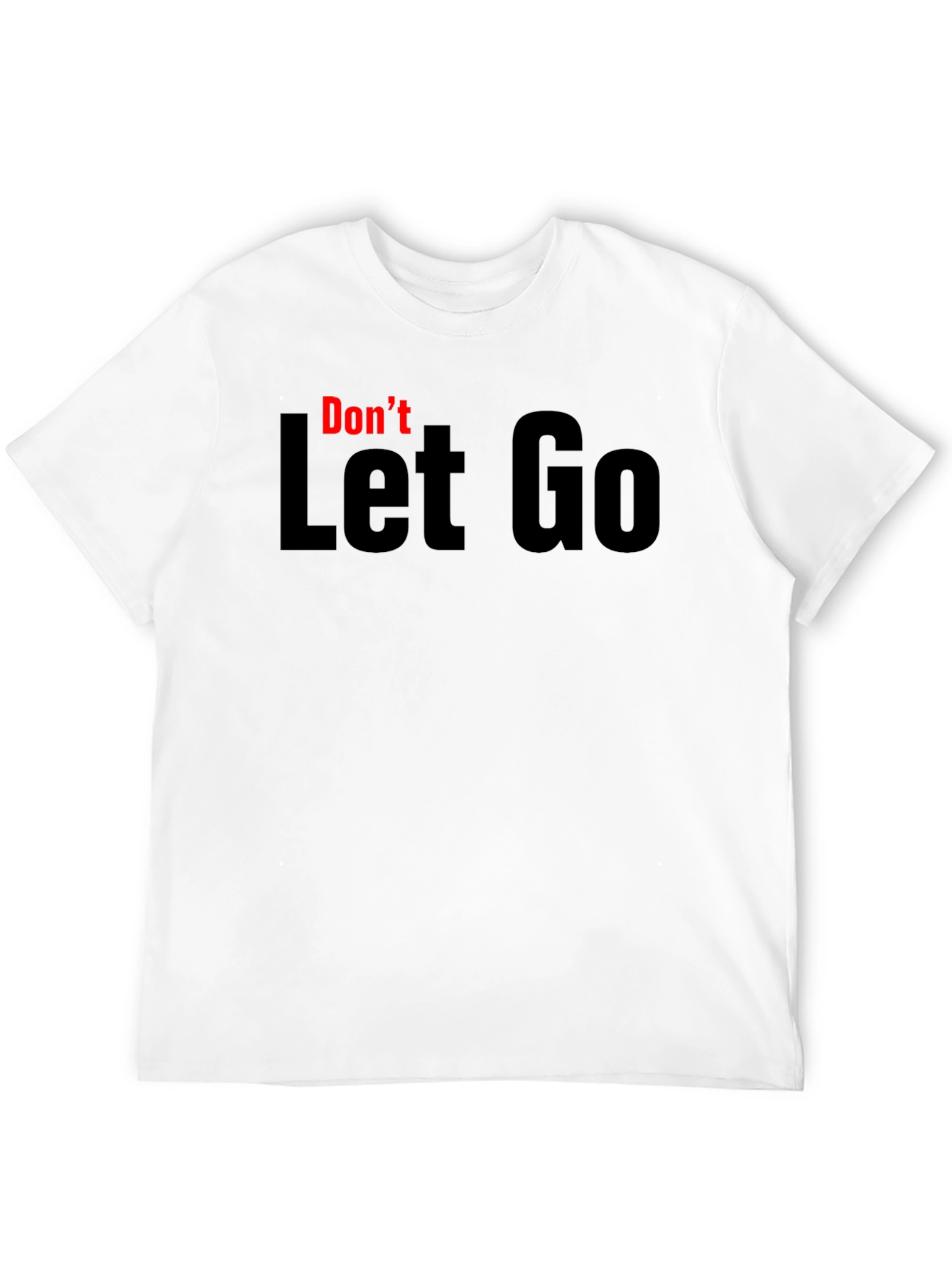 Black Don't Let Go Graphic Tee - Black view 12
