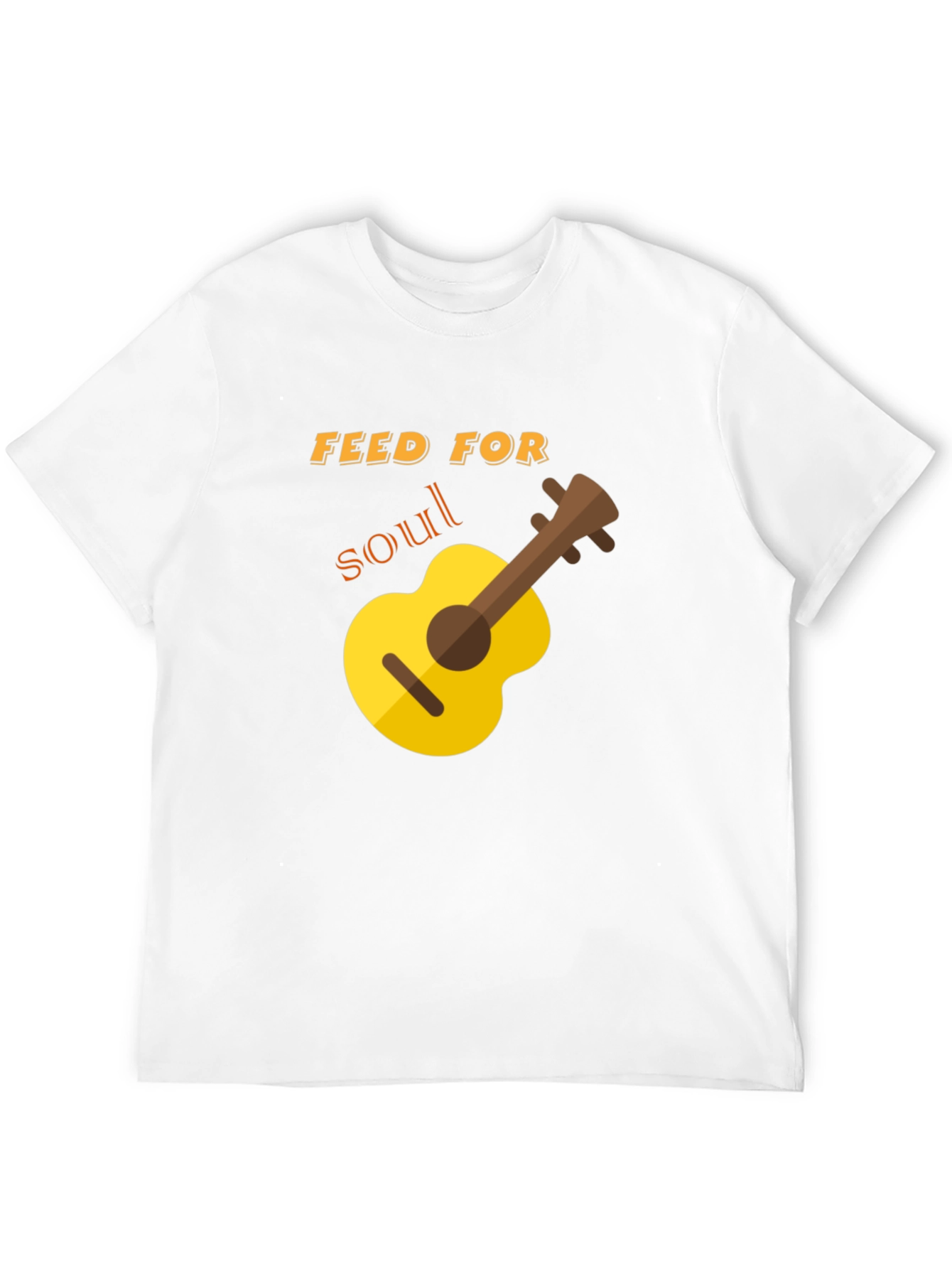 Black Feed for Soul Guitar Graphic Tee - Black view 12