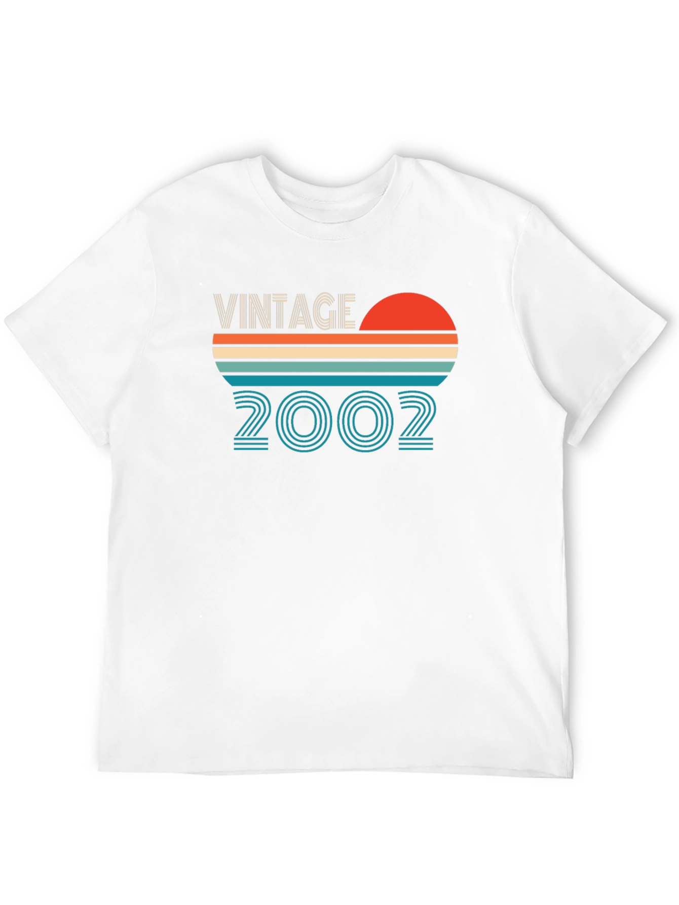 Black Vintage 2002 Retro Style T-Shirt view 12