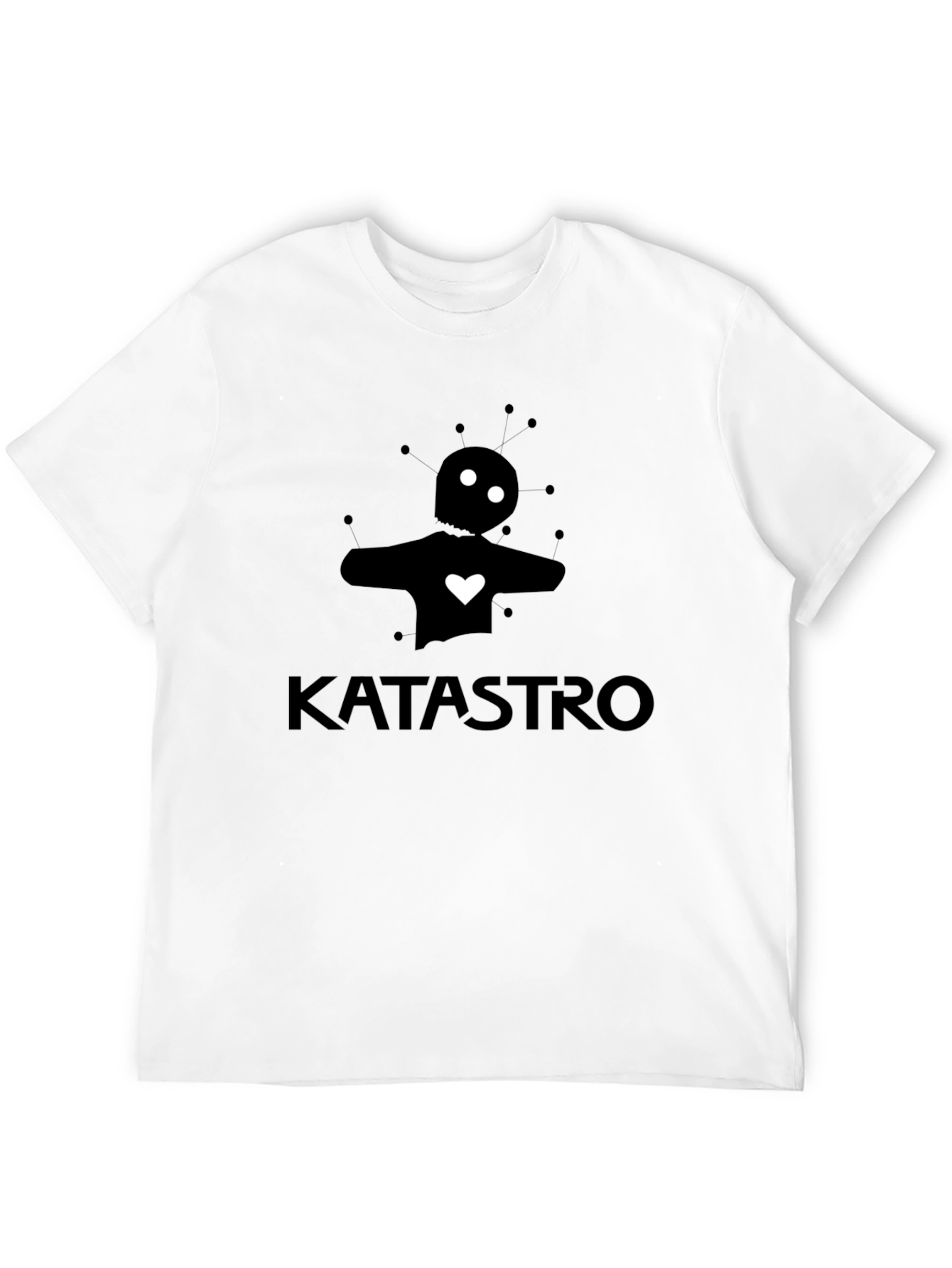 Black Katastro T-Shirt: Stylish Black Graphic Tee view 12
