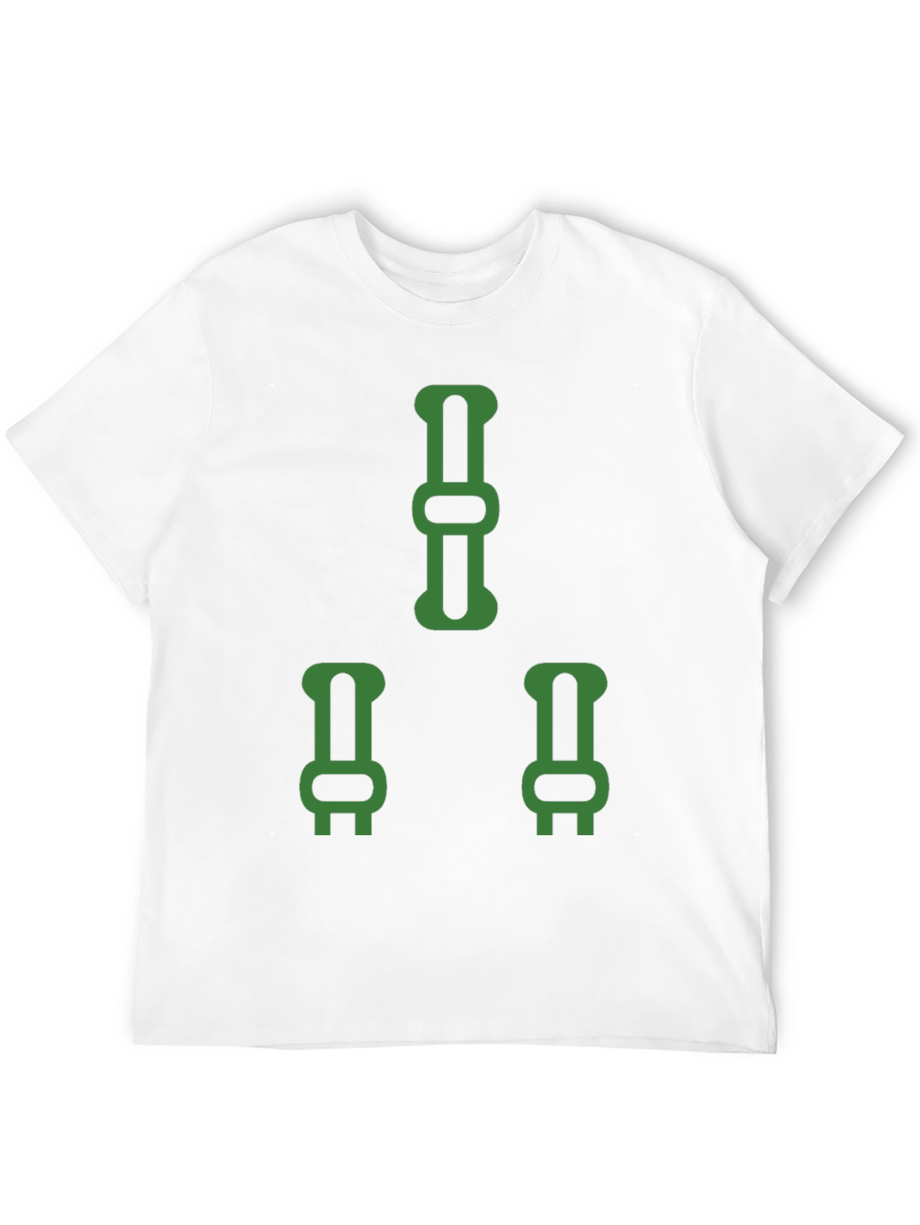 Black Men's Novelty Suspender Graphic Tee view 12