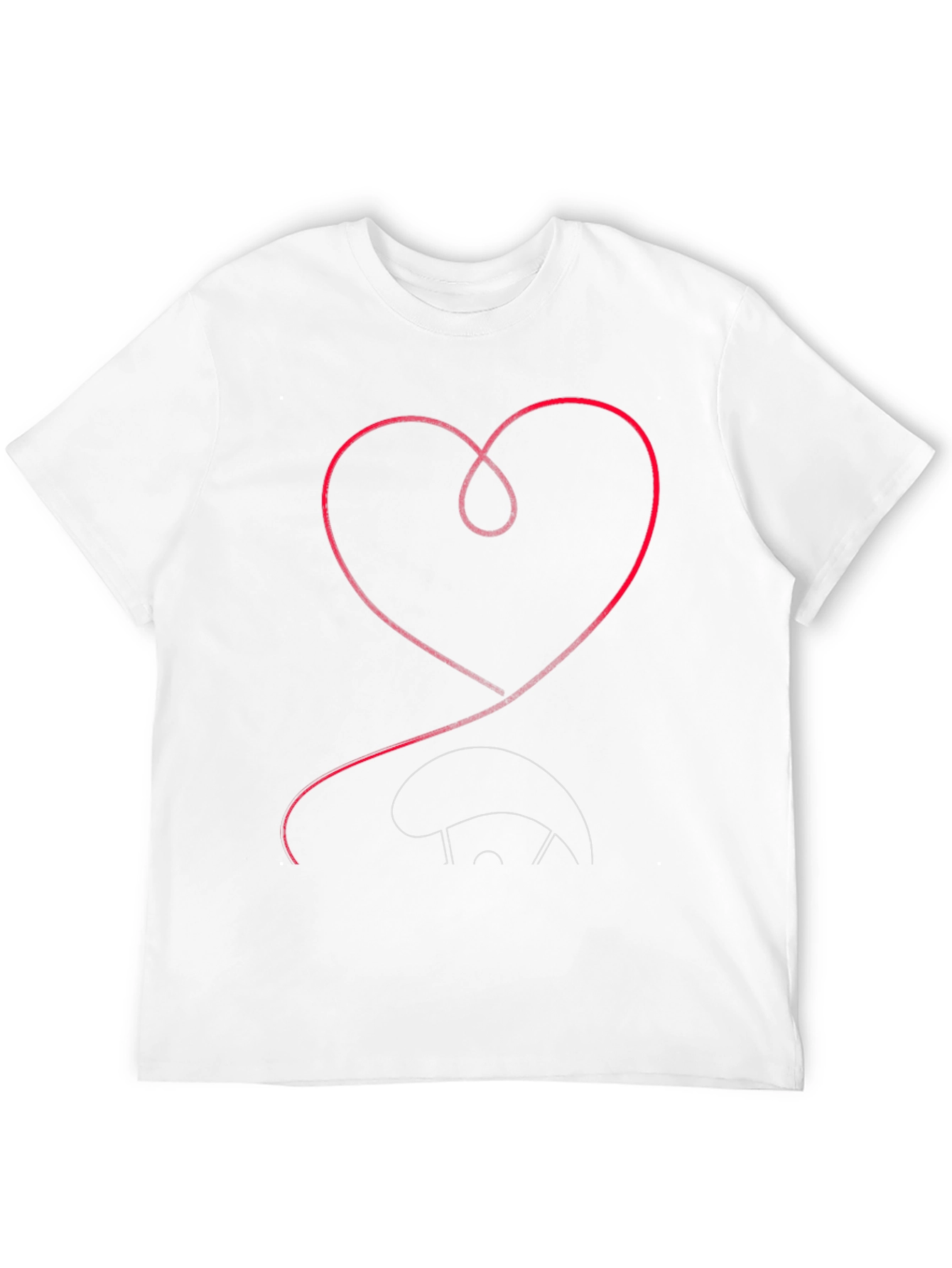 Black Heart Baseball T-Shirt: Love of the Game view 12