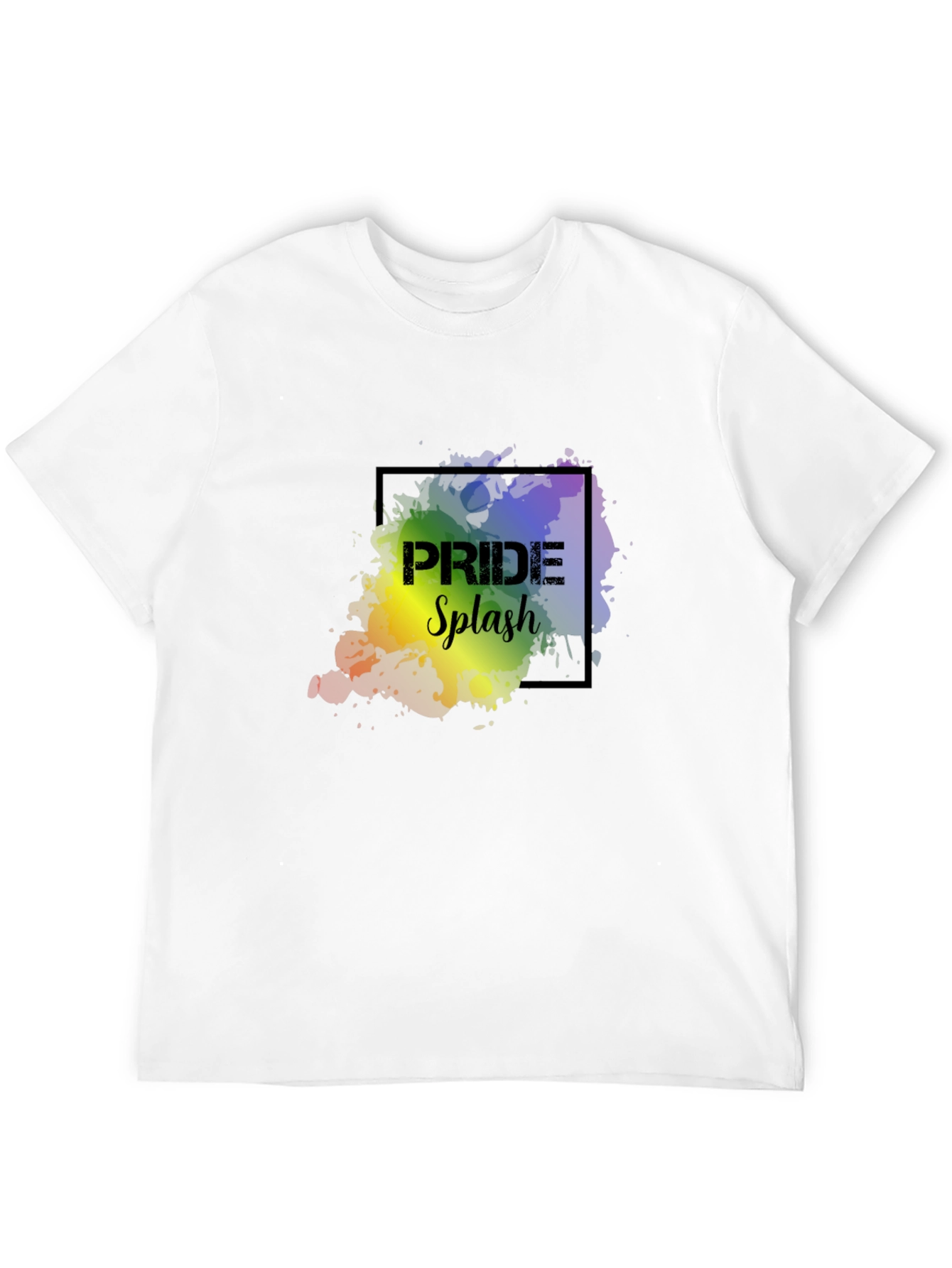 Pride Splash Graphic Tee - Black - 12