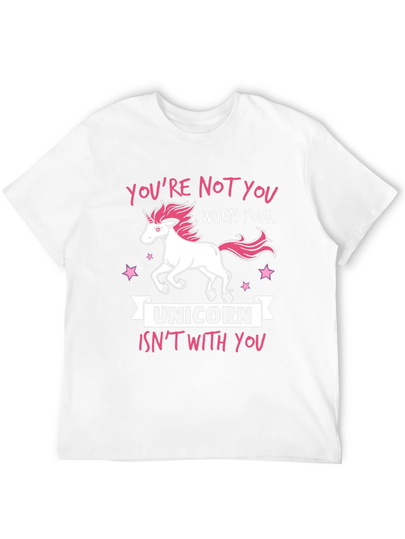 Black Unicorn Lover T-Shirt - You're Not You When Your Unicorn Isn't With You view 12