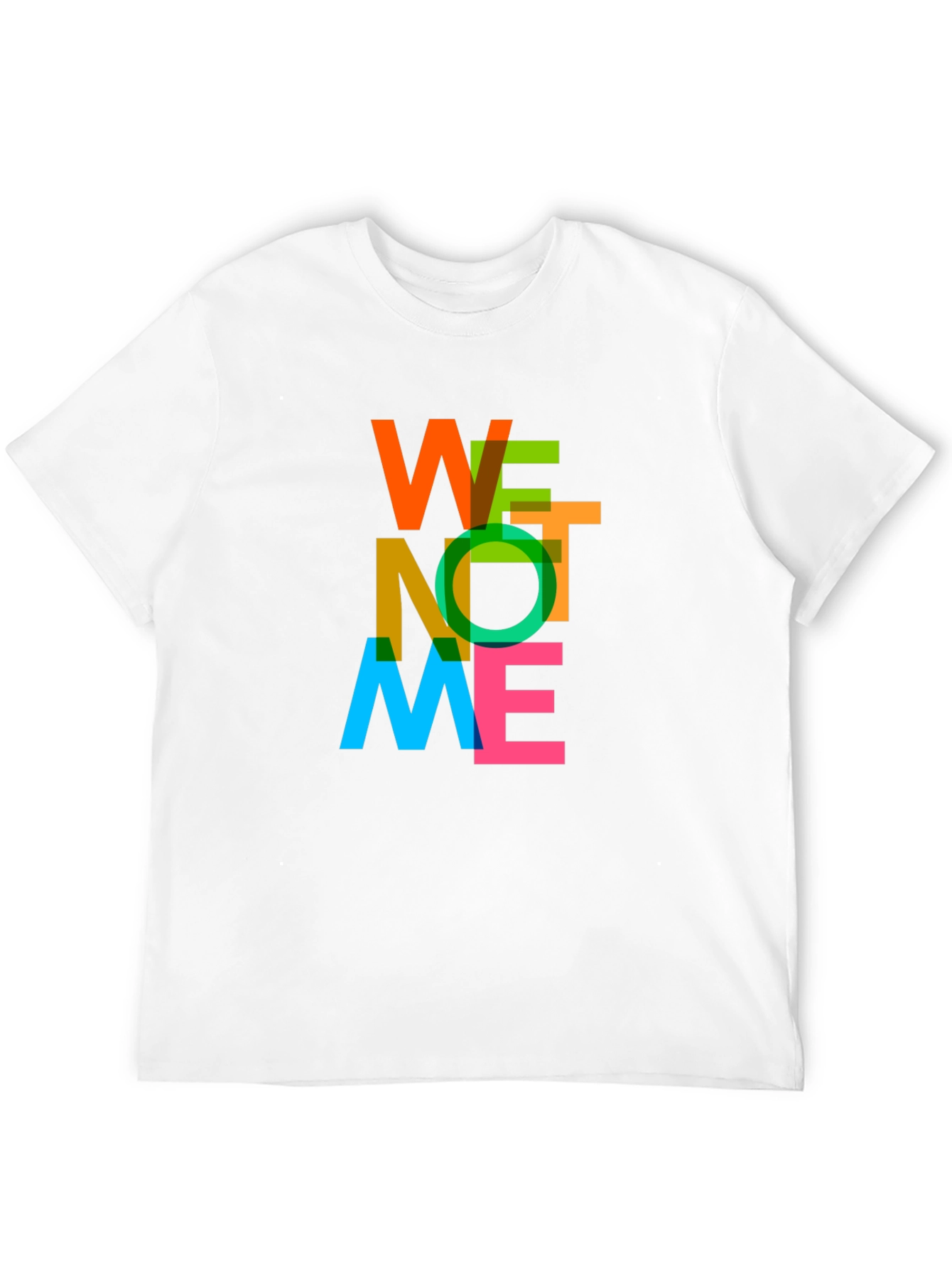 Black WE NOT ME Graphic T-Shirt - Black Crew Neck Tee view 12