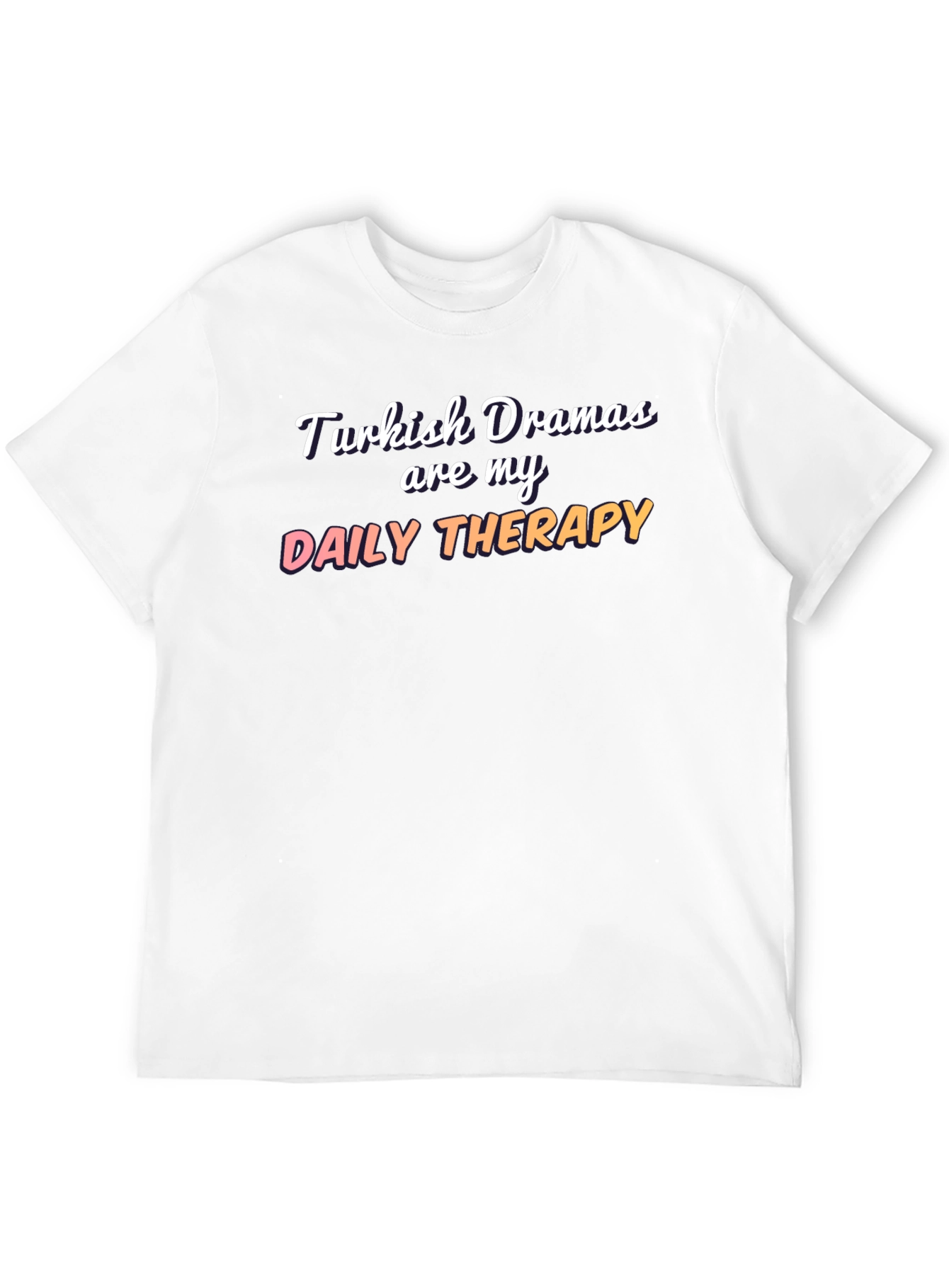 Black Turkish Drama Therapy Tee view 12