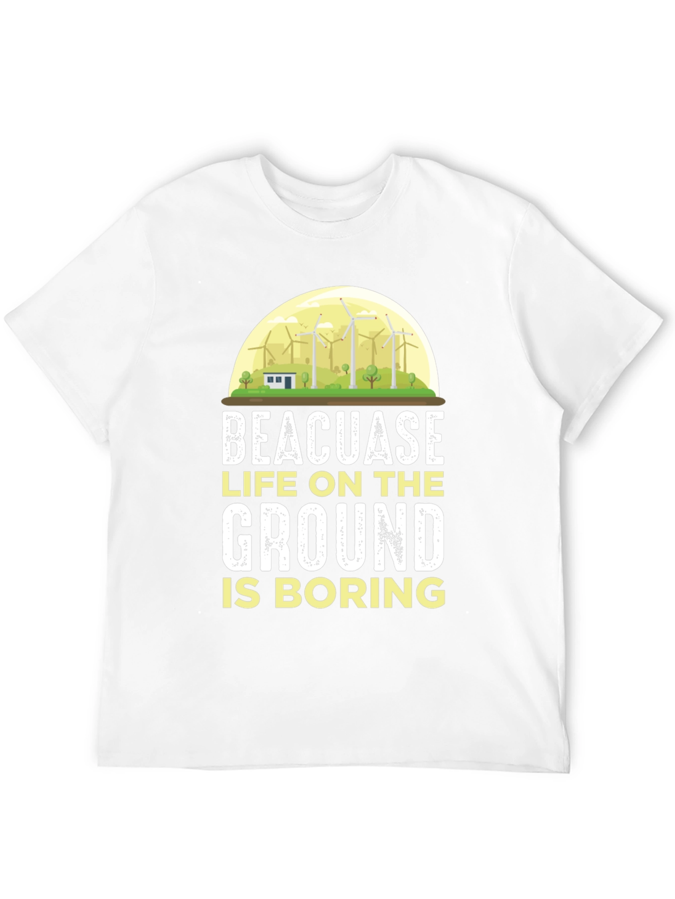 Black Life on the Ground is Boring T-Shirt view 12
