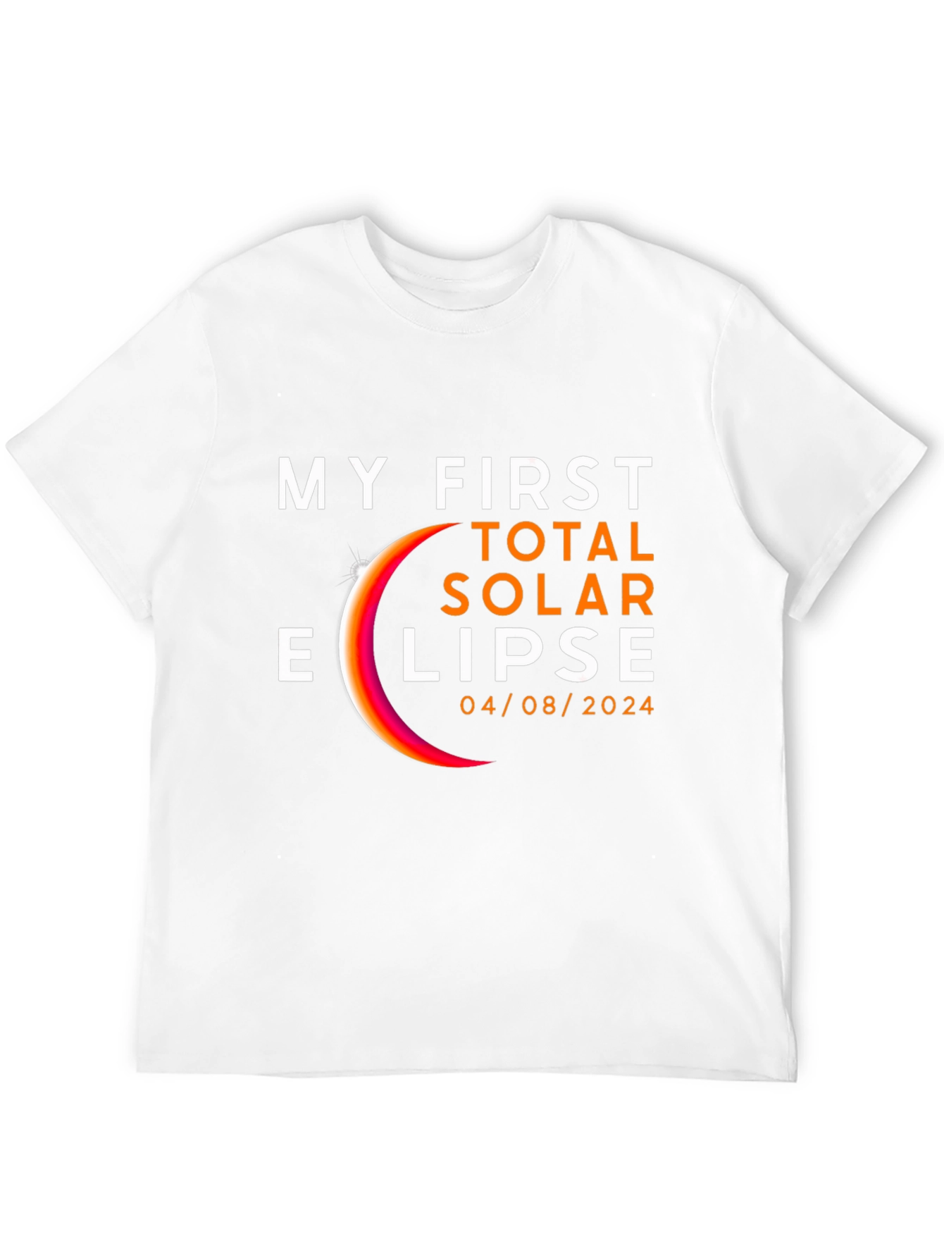 Black My First Total Solar Eclipse 04/08/2024 T-Shirt view 12