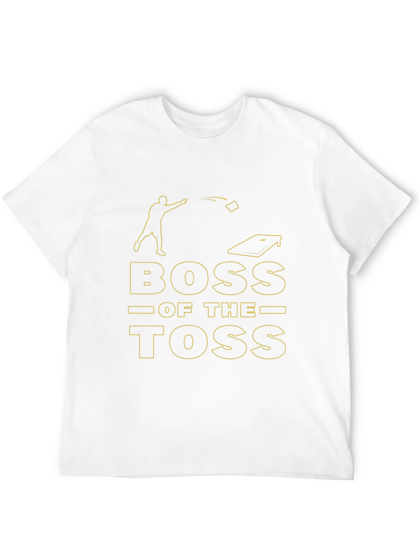 Black Boss of Toss Cornhole T-Shirt - Black view 12