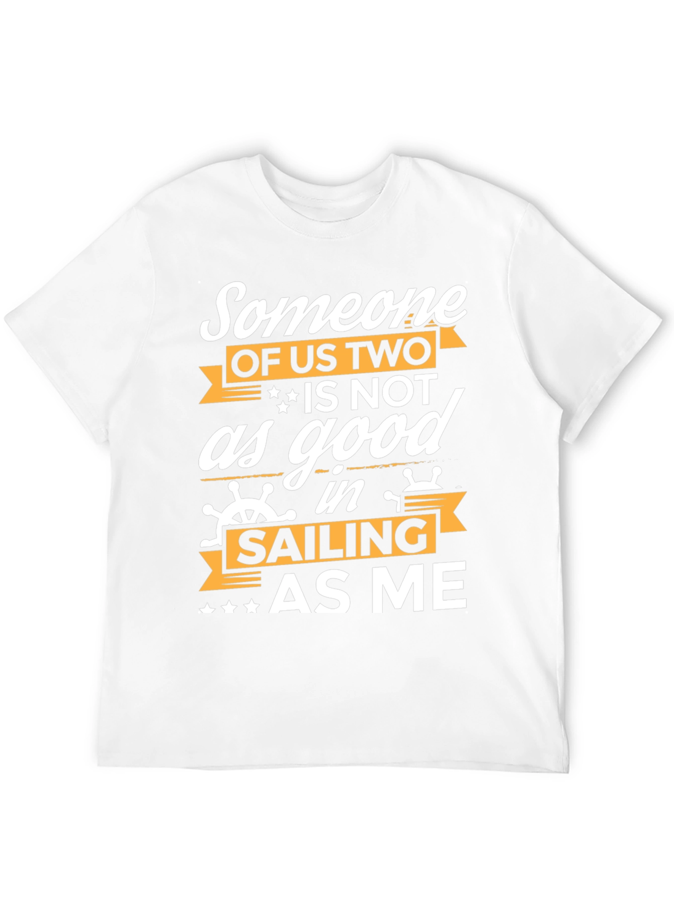 Black Funny Sailing T-Shirt - Someone Of Us Two view 12