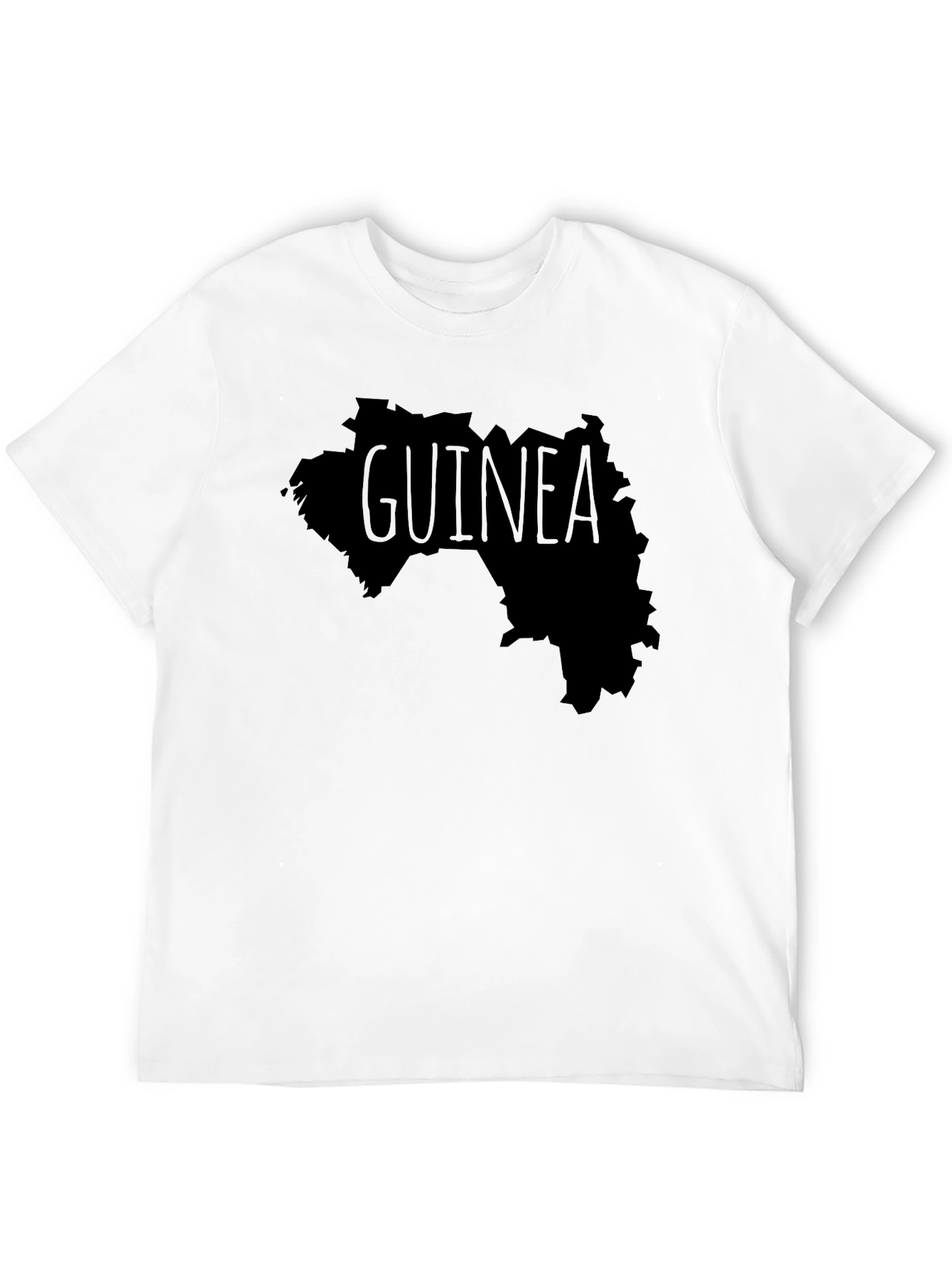 Guinea Map T-Shirt - Black - 12