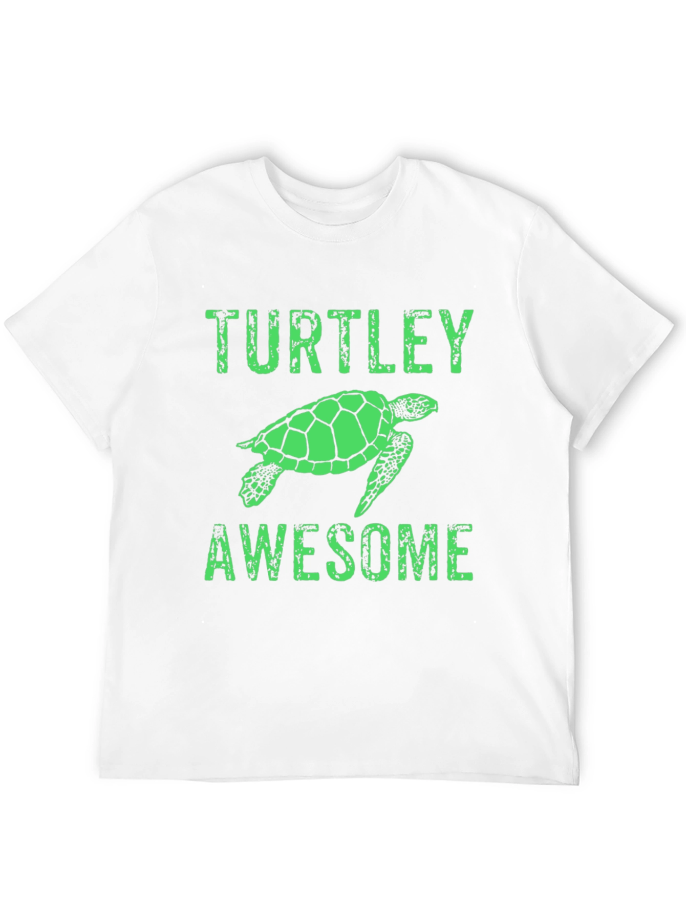 Black Turtley Awesome Graphic Tee - Black Cotton Blend view 12