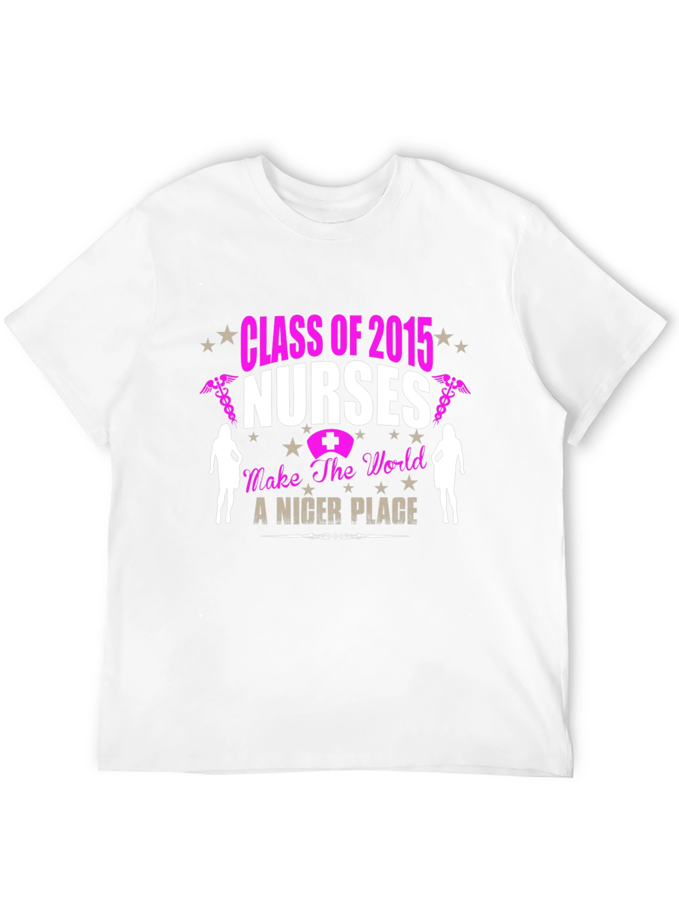 Black Class of 2015 Nurses T-Shirt view 12