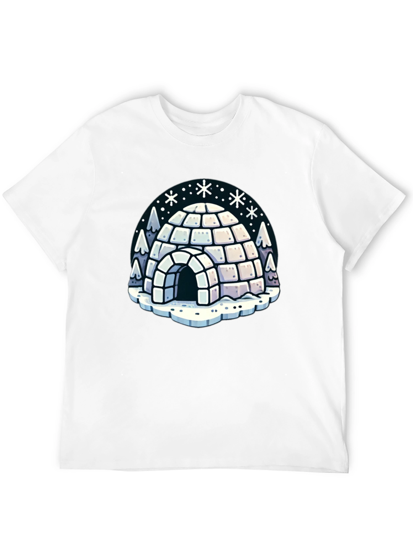 Black Igloo Graphic Tee - Winter Fun view 12