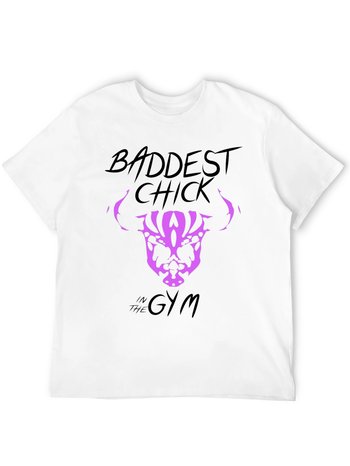 Baddest Chick in the Gym Graphic T-Shirt - 12
