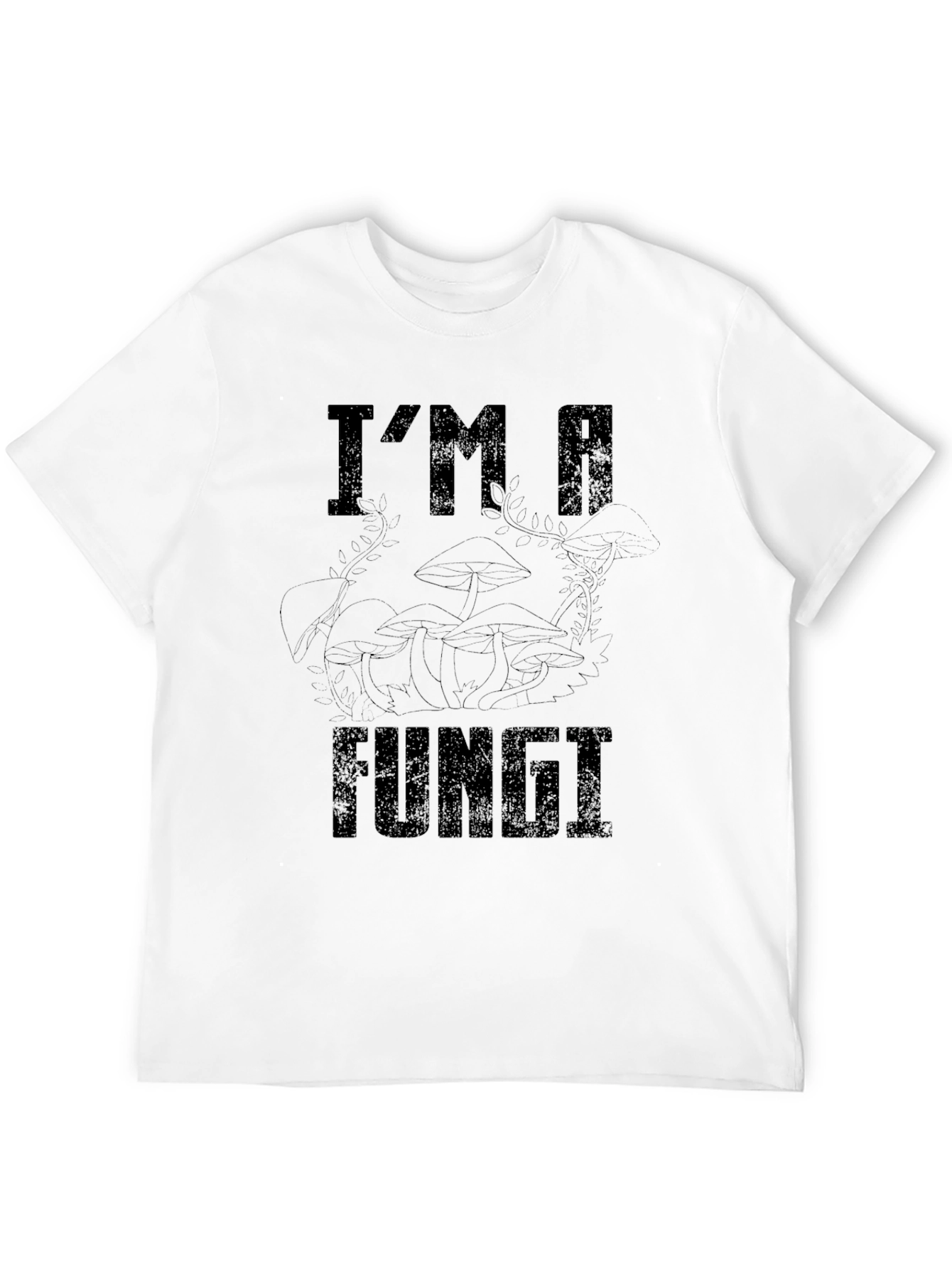Black I'm A Fungi T-Shirt - Unique Mushroom Graphic Tee view 12