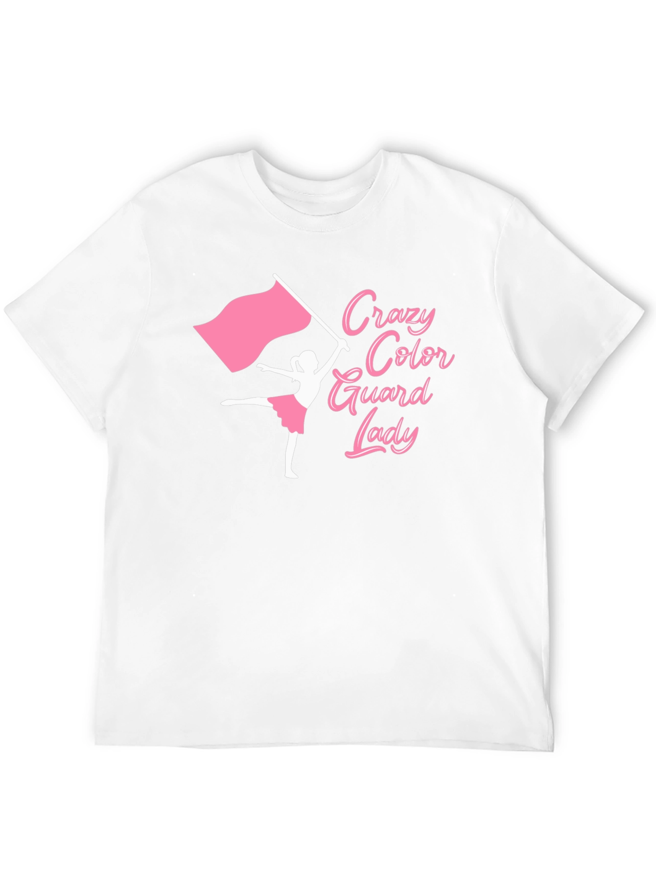 Black Crazy Color Guard Lady T-Shirt view 12